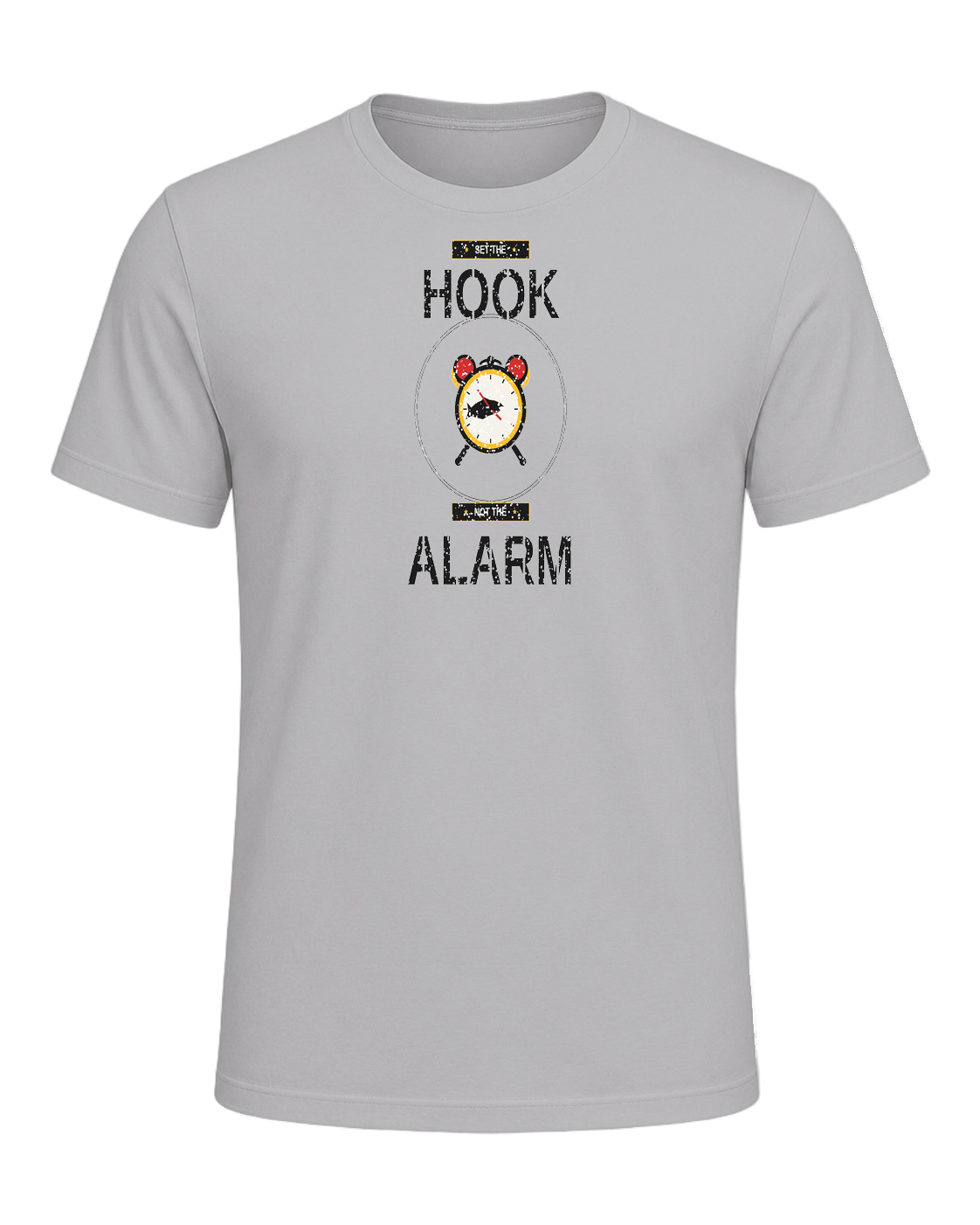SET THE HOOK NOT THE ALARM — Athletic Heather