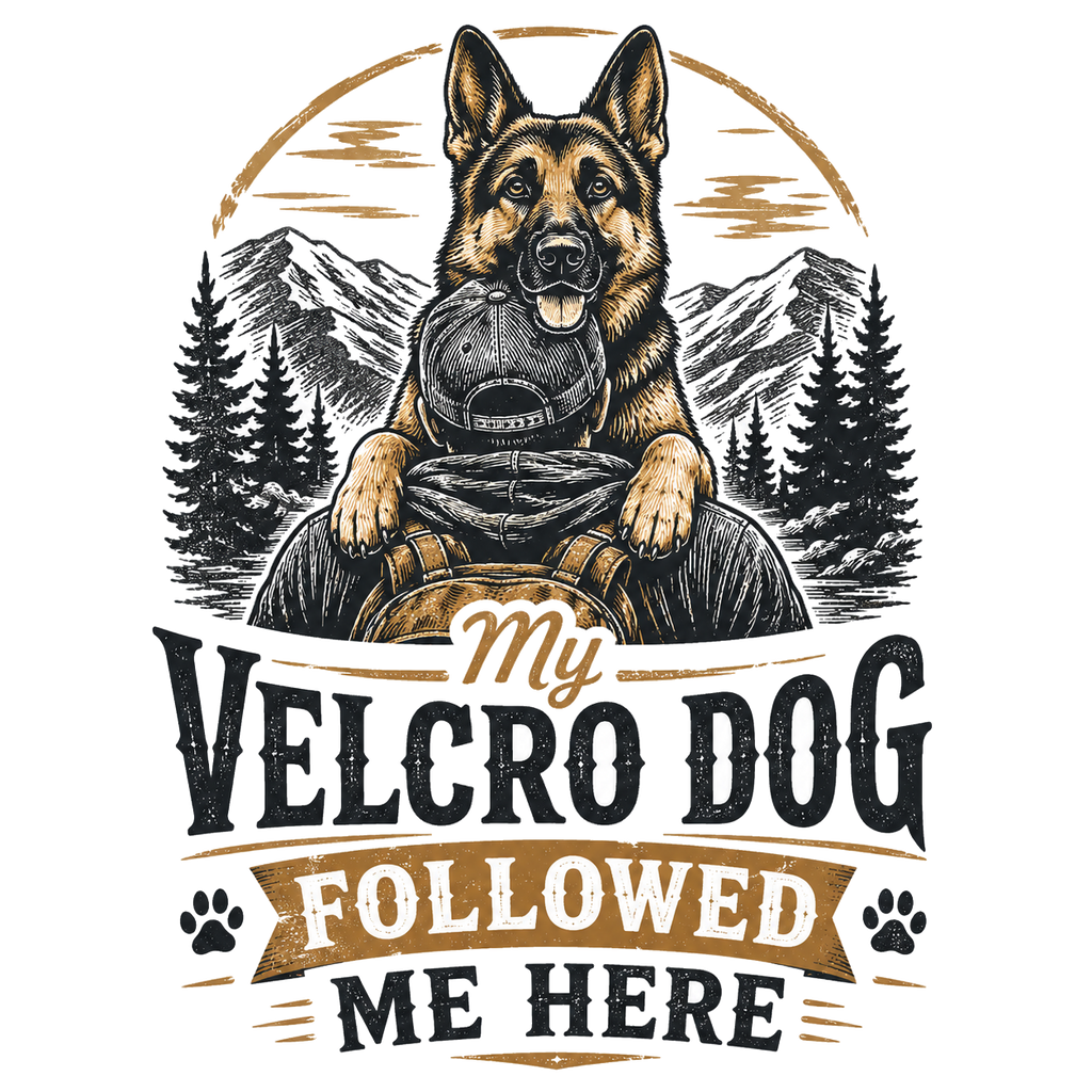 My Velcro Dog Followed Me Here