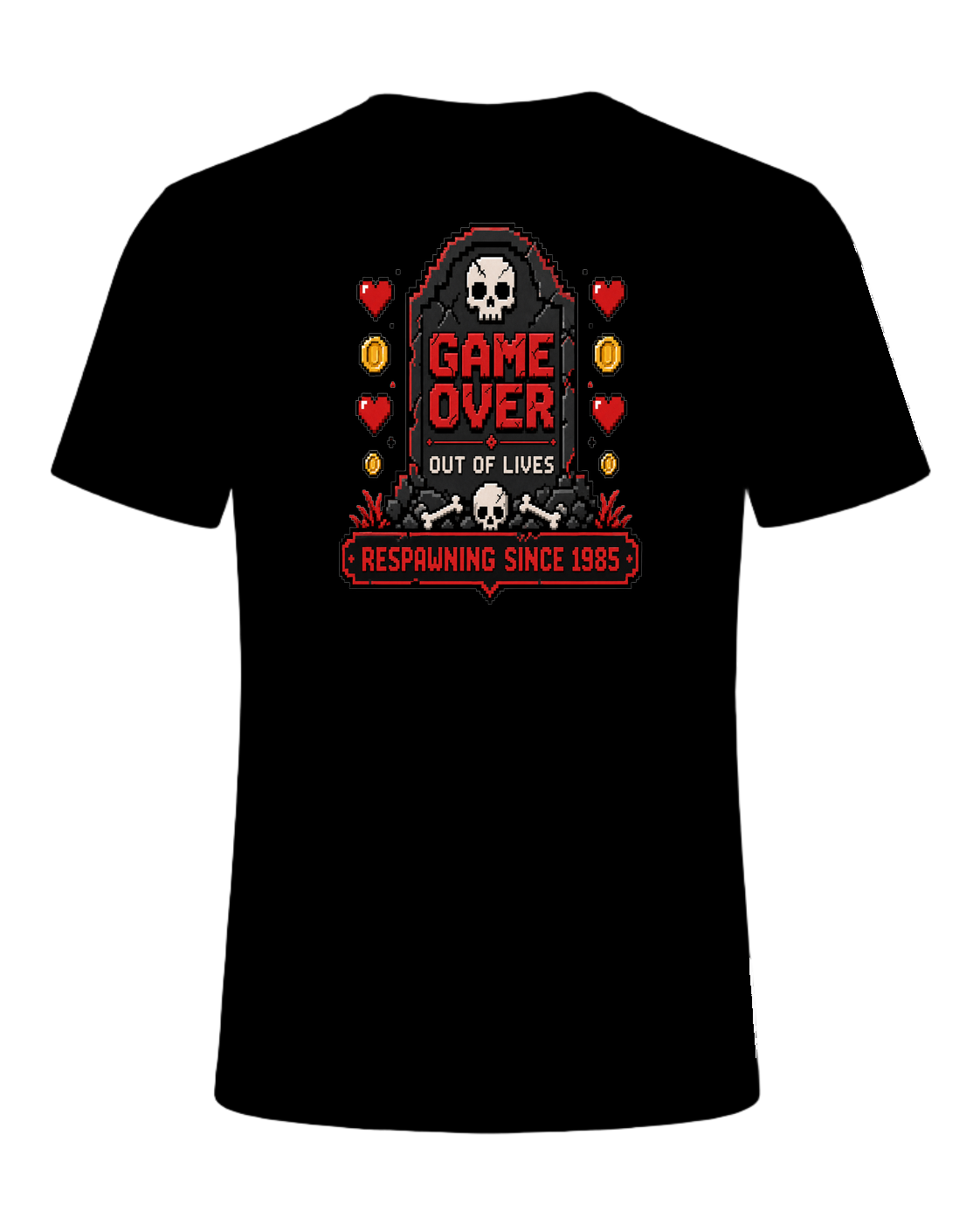 Game Over Humor — Black