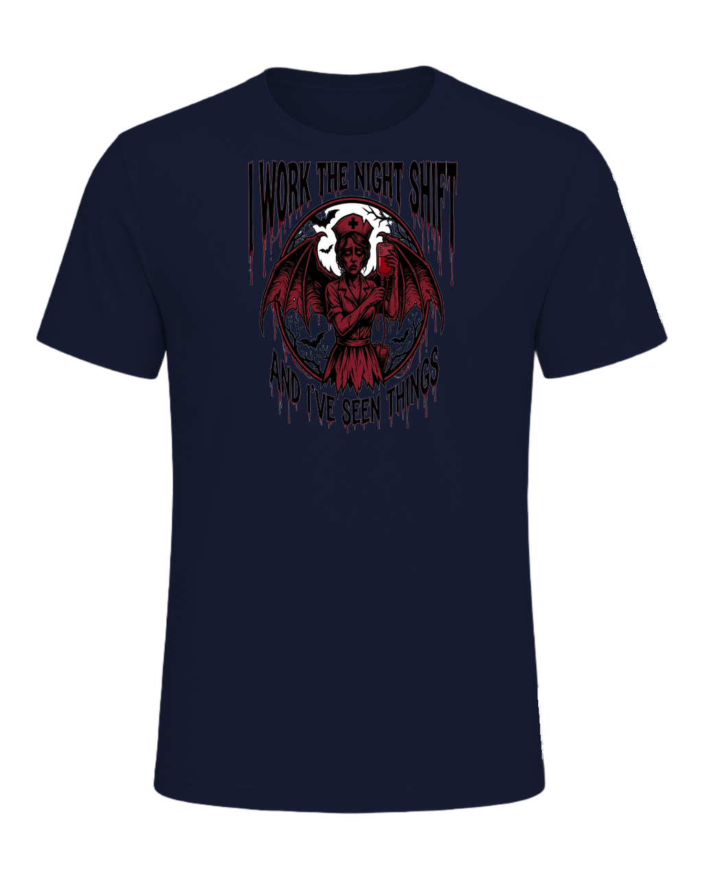Nurse Night Shift Spooky — Navy