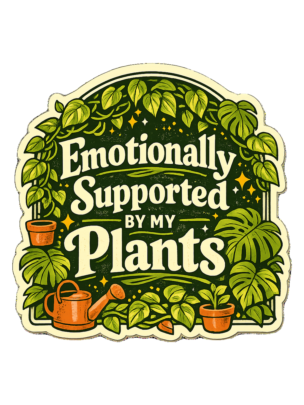 Emotionally Supported By My Plants Tee