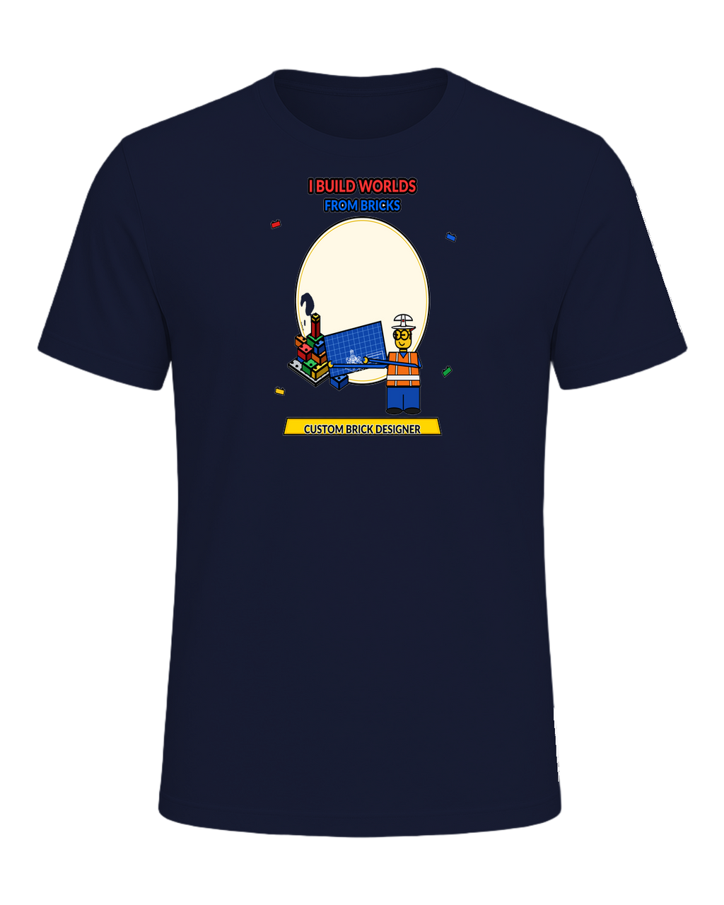 Brick Builder / Custom Brick Creations — Navy