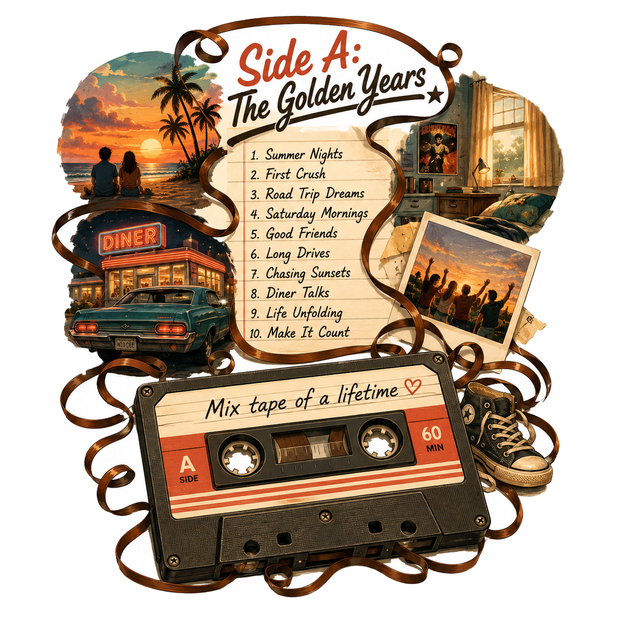 80s Cassette Nostalgia