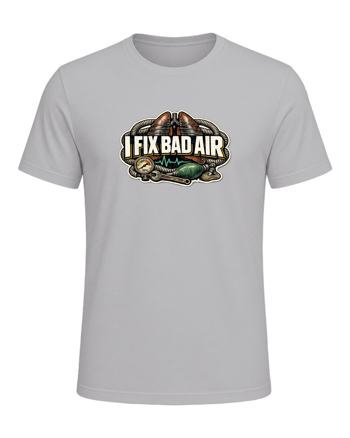 I Fix Bad Air Tee — Athletic Heather