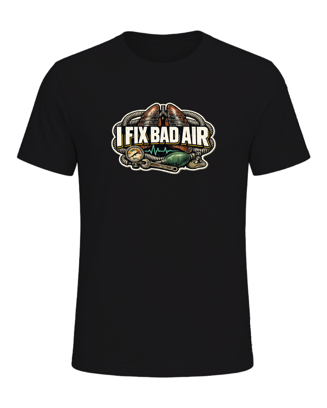 I Fix Bad Air Tee — Dark Grey Heather