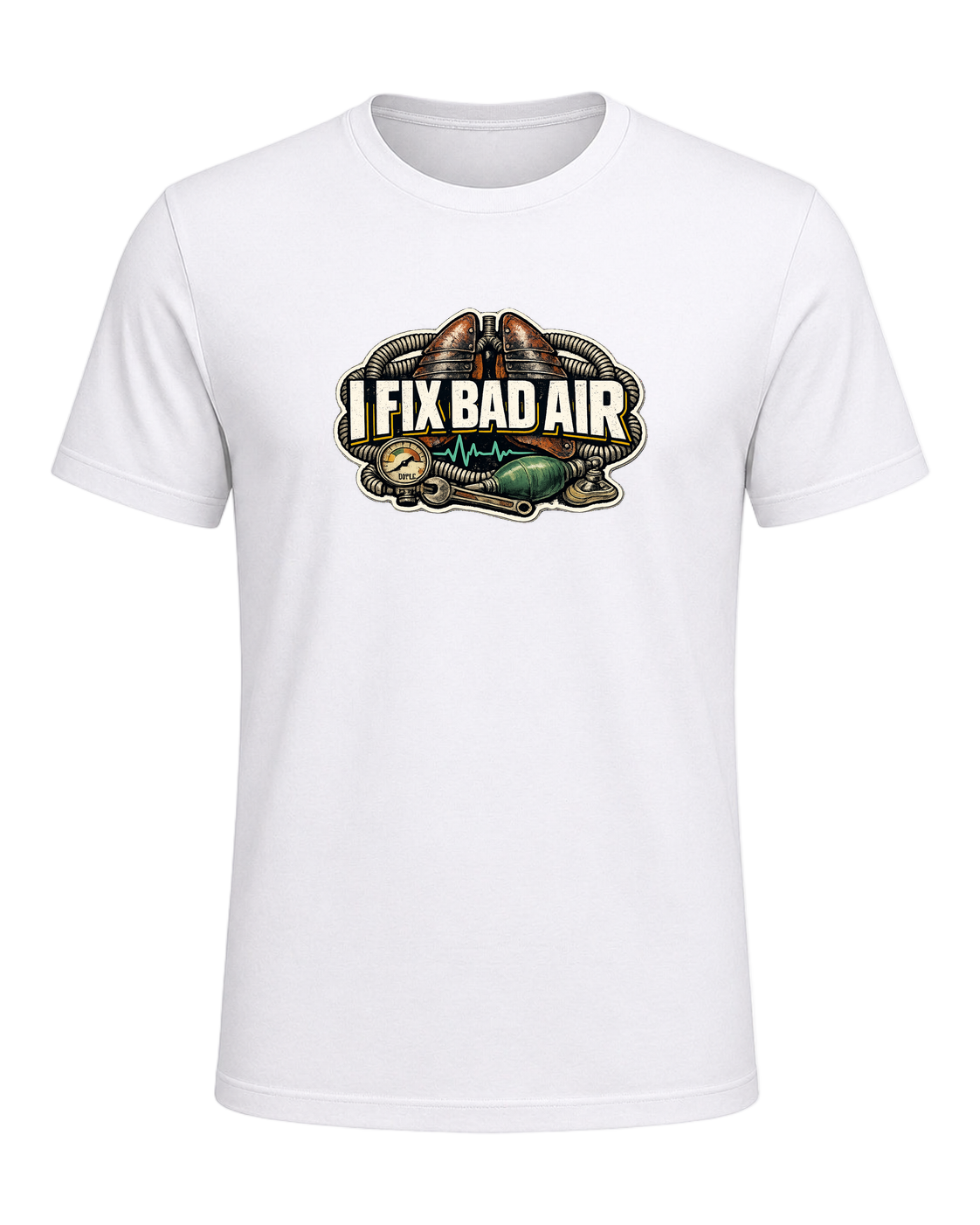 I Fix Bad Air Tee — White