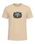 A funny cat-parent tee for people whose cat clearly runs the household. — Soft Cream