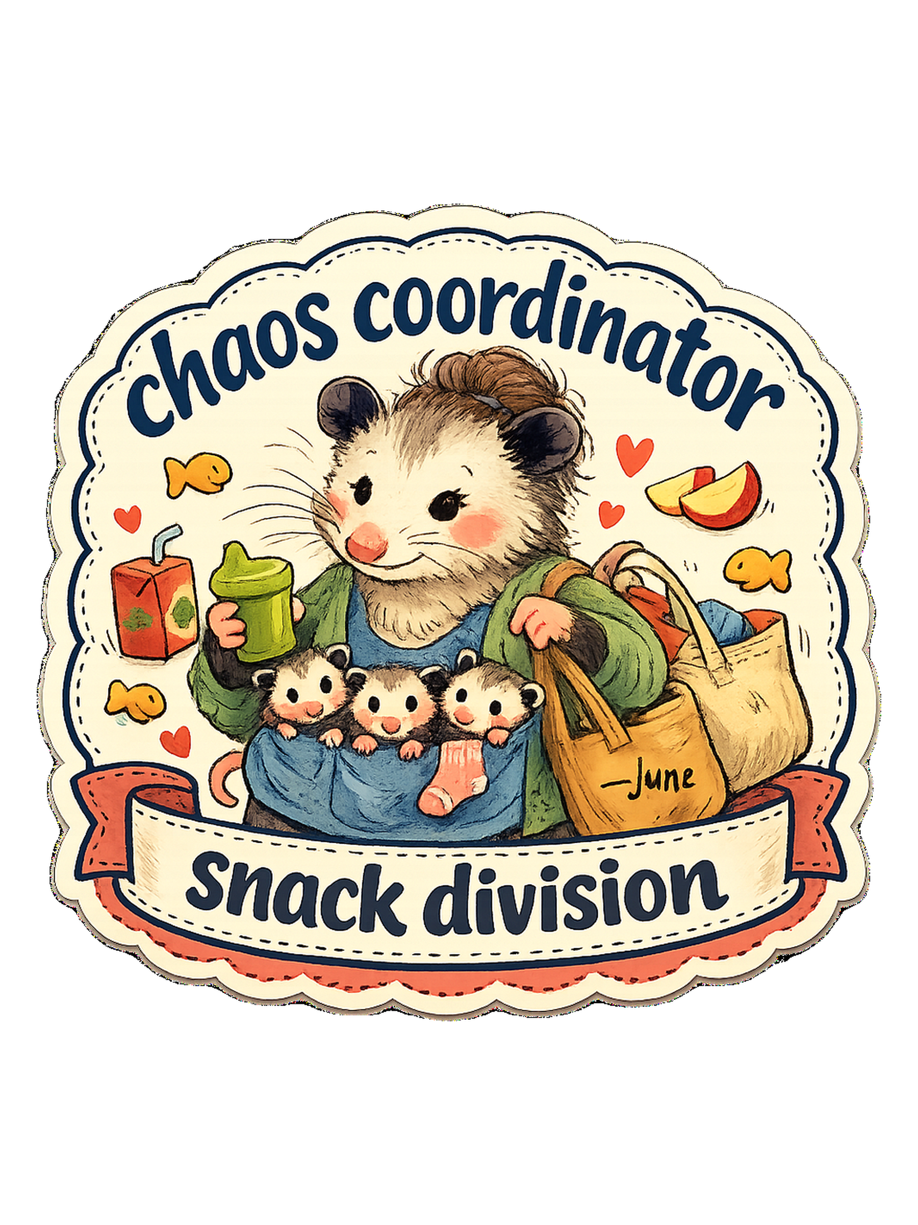 Chaos Coordinator, Snack Division Tee