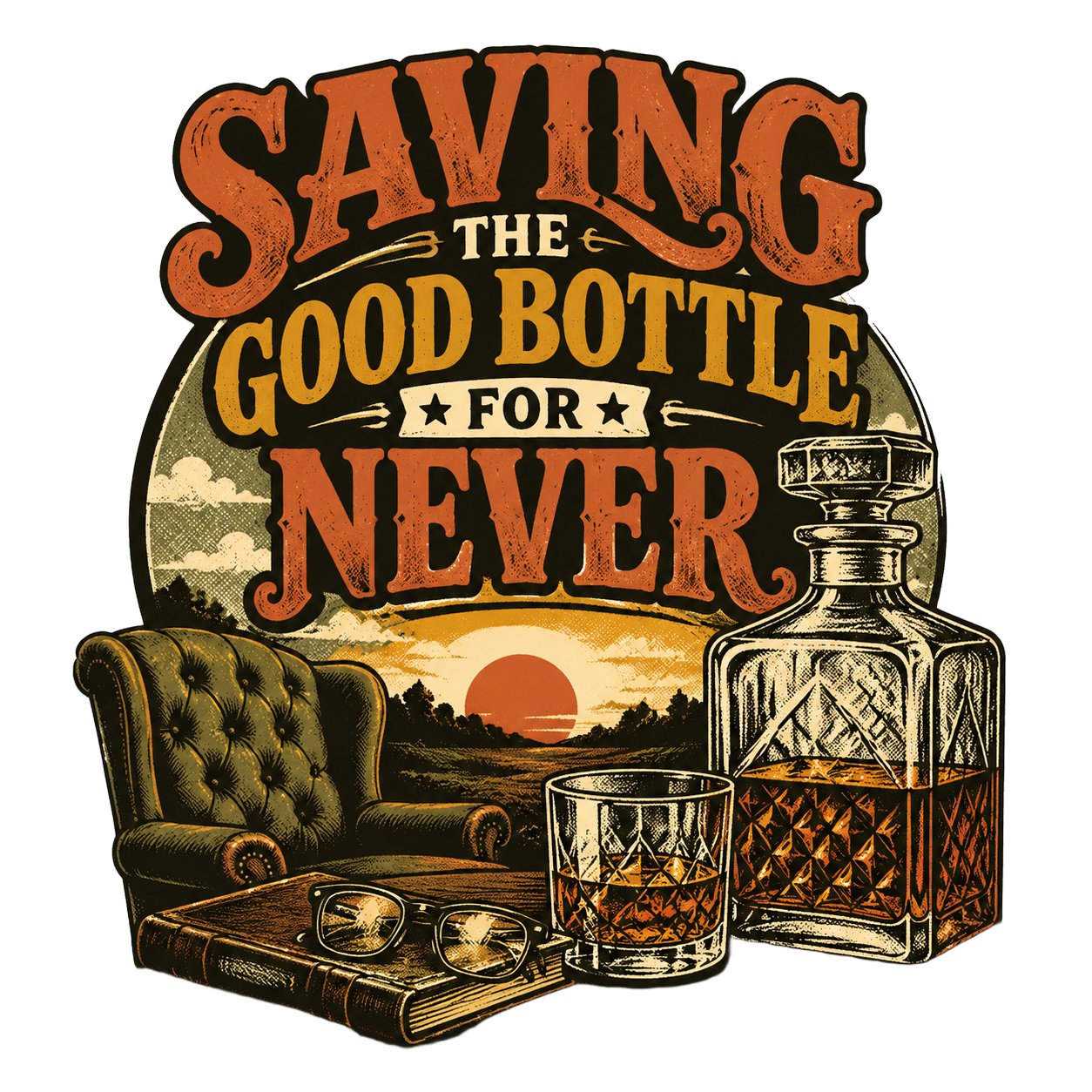 SAVING THE GOOD BOTTLE FOR NEVER