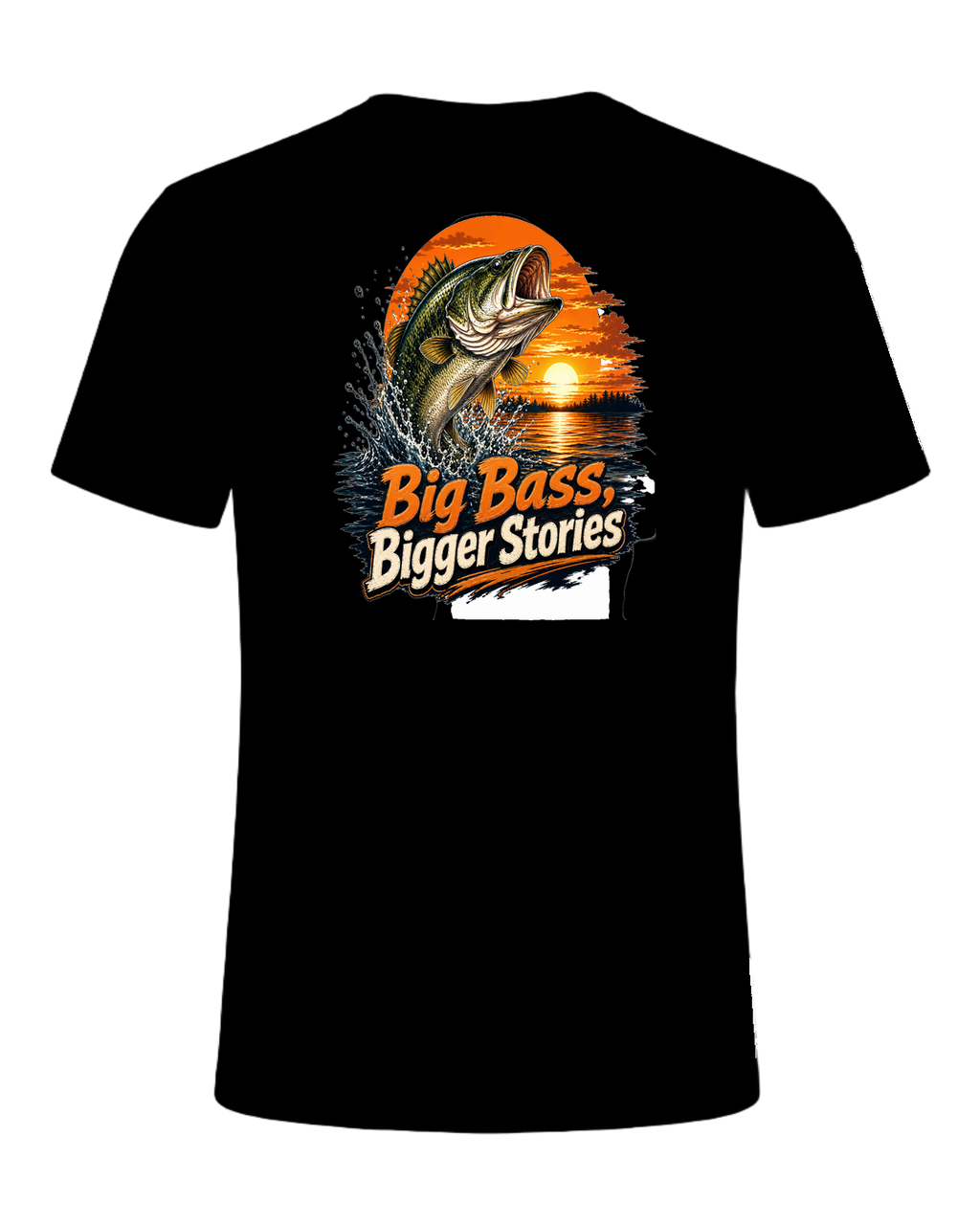 Bass Fishing Obsessed — Black