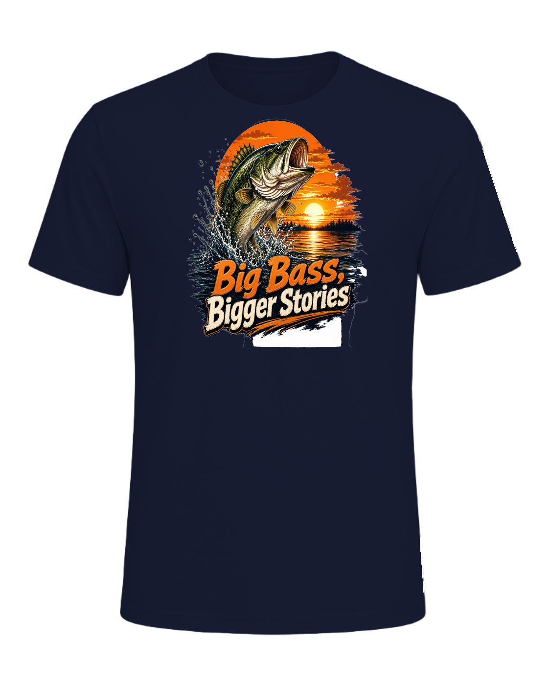 Bass Fishing Obsessed — Navy
