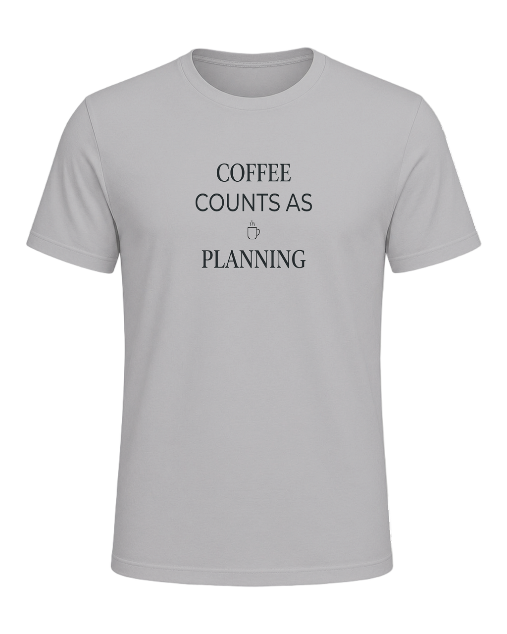 coffee counts as planning — Athletic Heather
