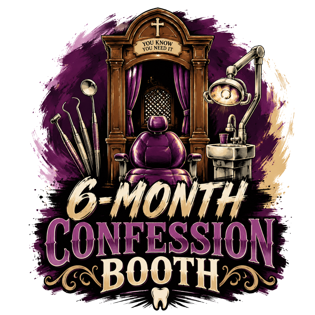 6-month confession booth