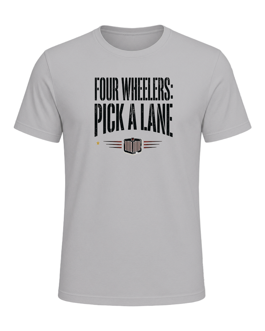 Four wheelers: pick a lane — Athletic Heather