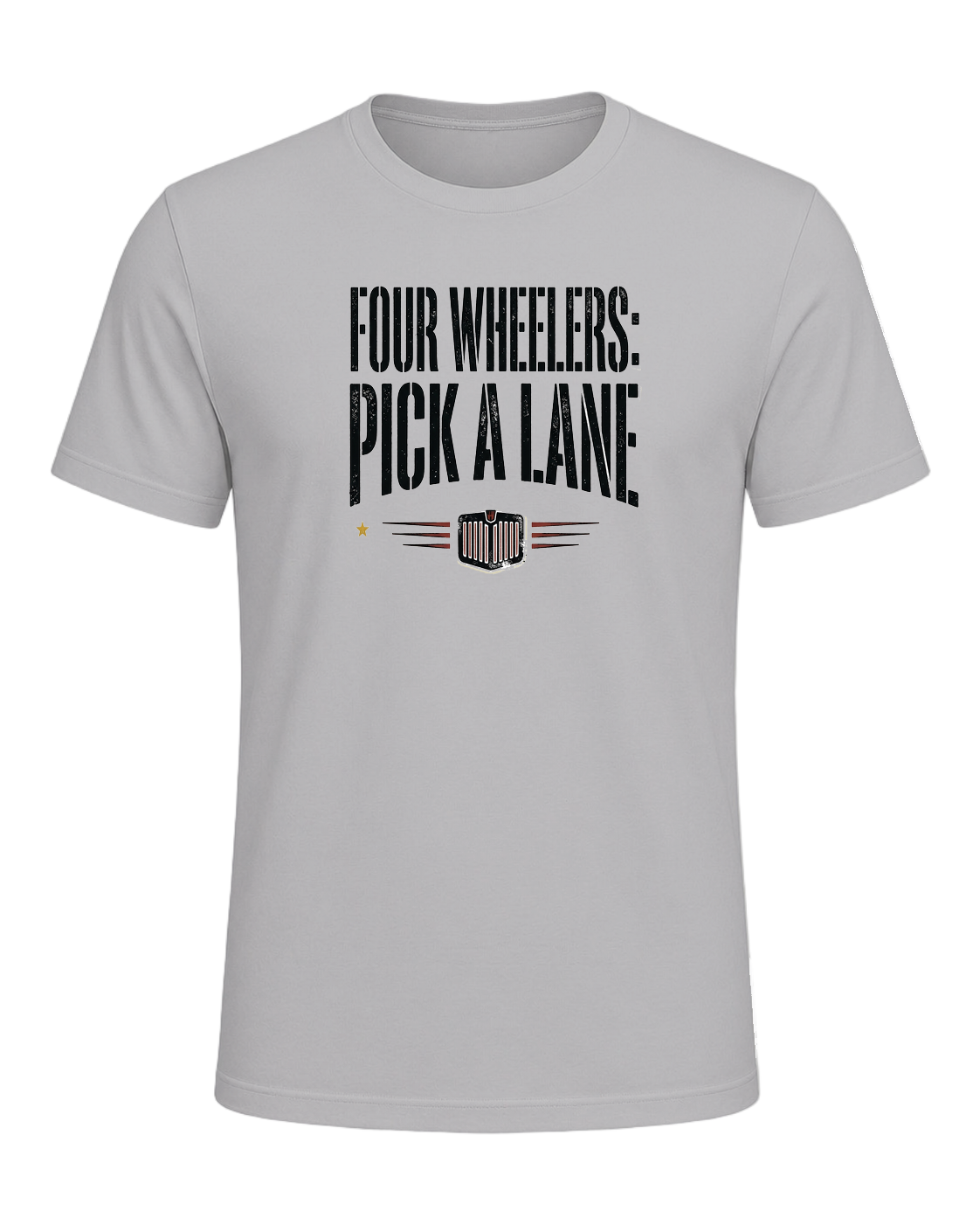 Four wheelers: pick a lane — Athletic Heather