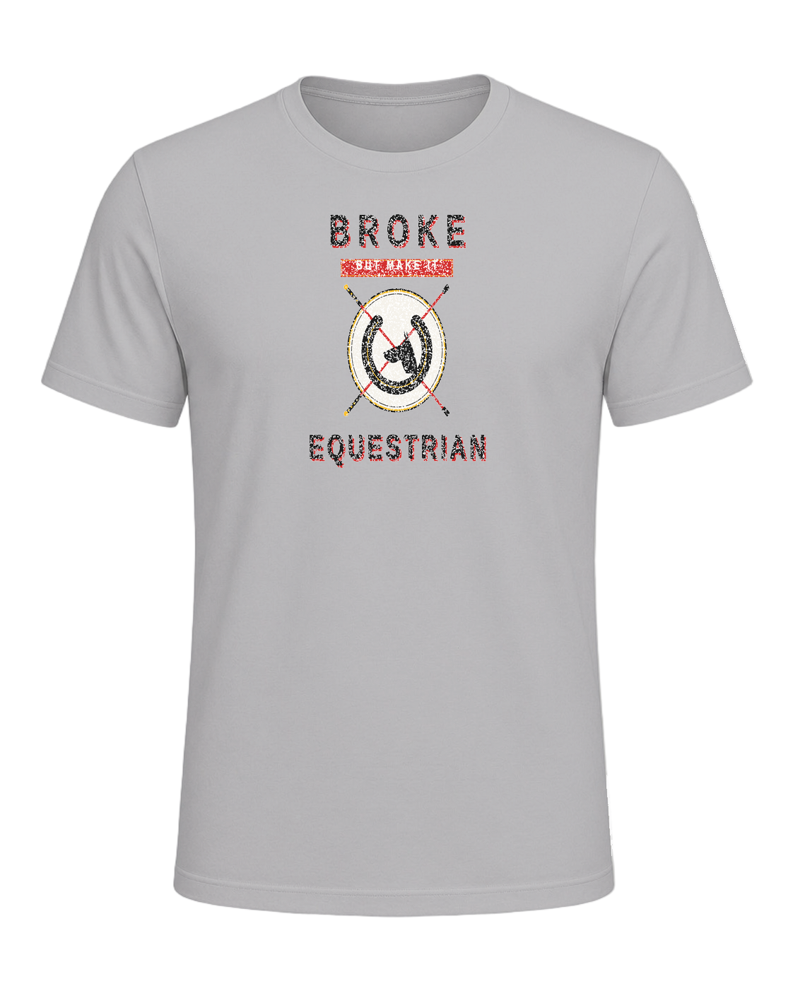 Broke But Make It Equestrian — Athletic Heather