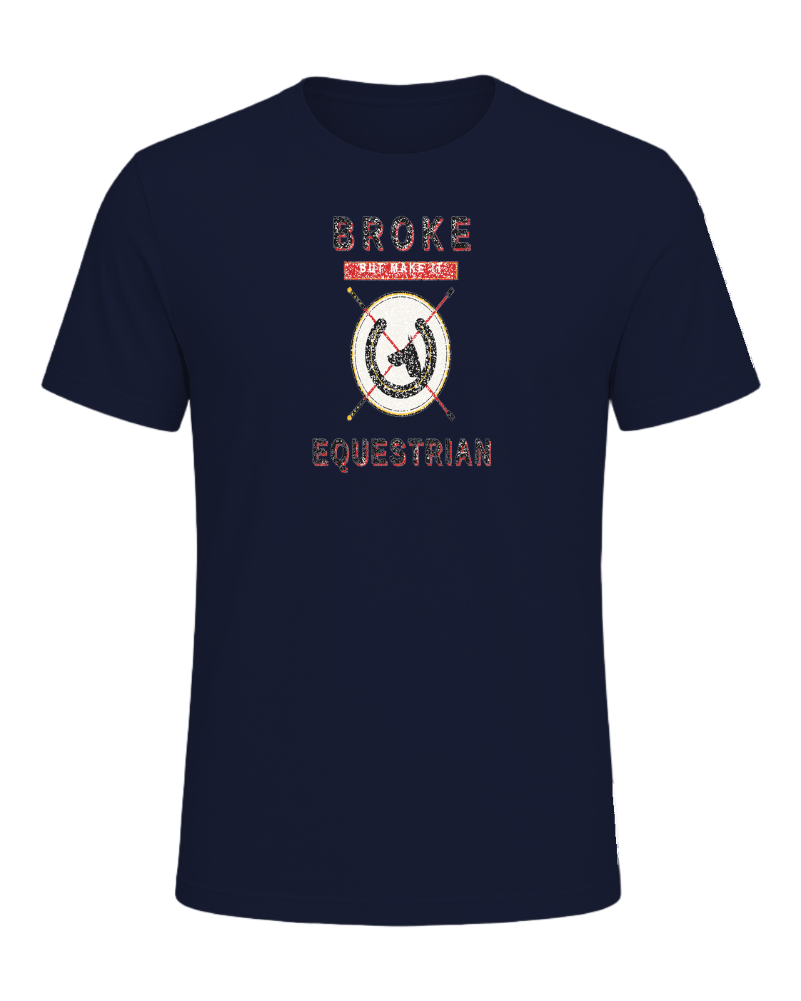 Broke But Make It Equestrian — Navy
