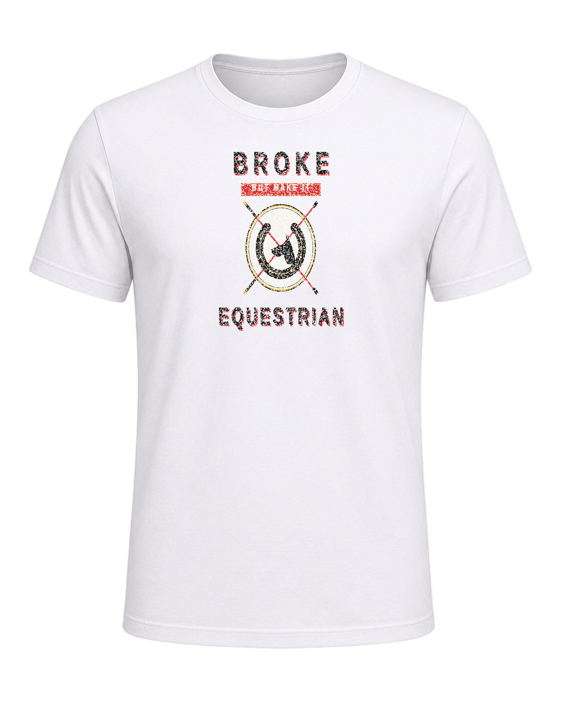 Broke But Make It Equestrian — White