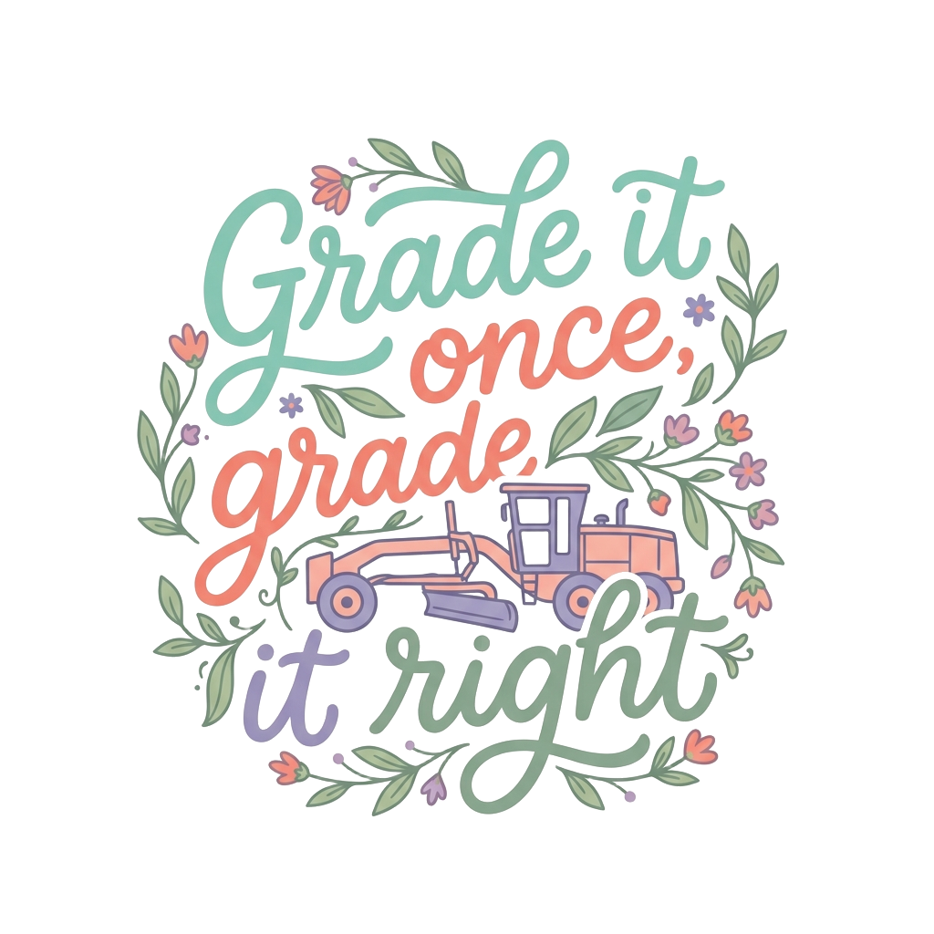 Grade it once, grade it right
