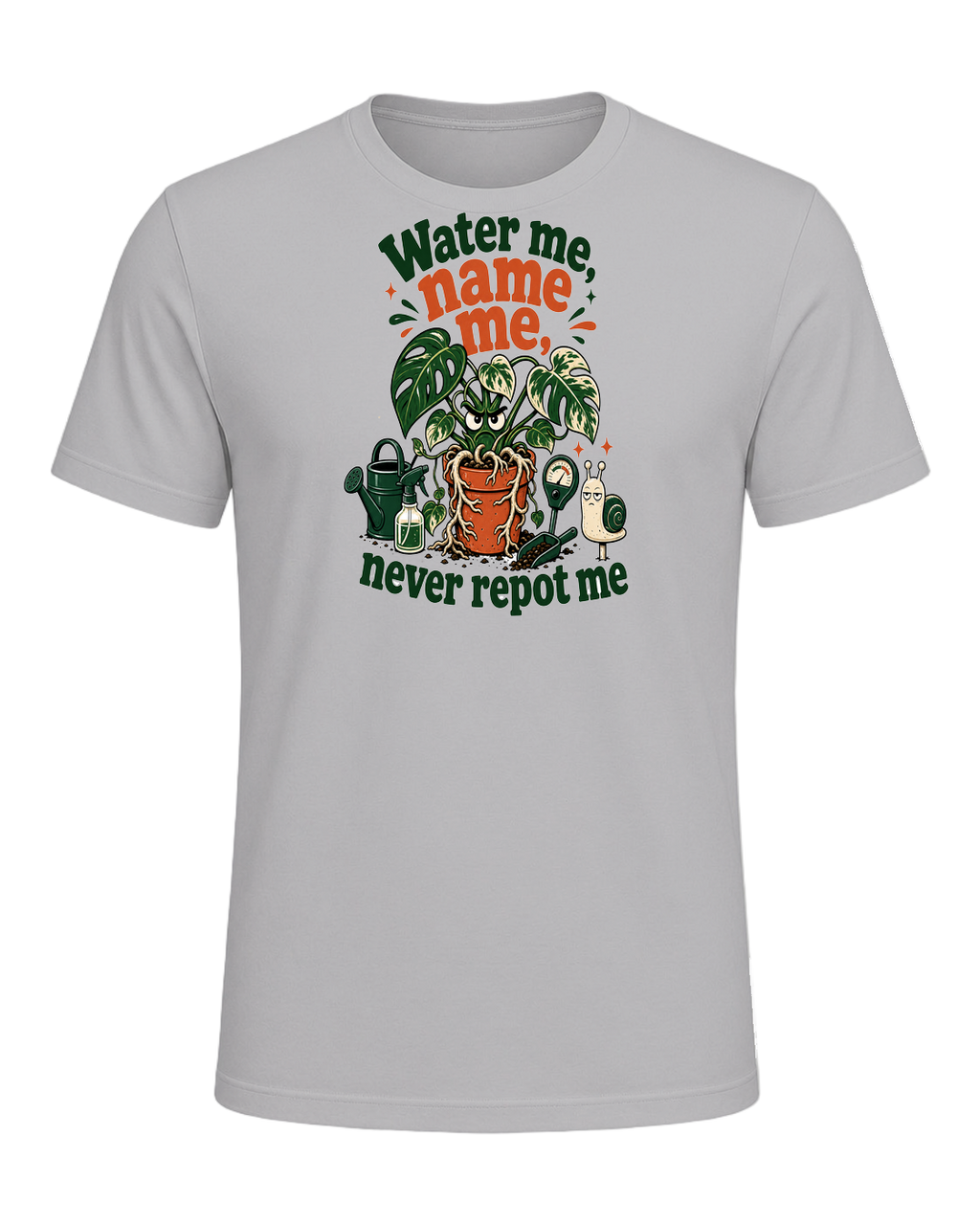 Water me, name me, never repot me — Athletic Heather