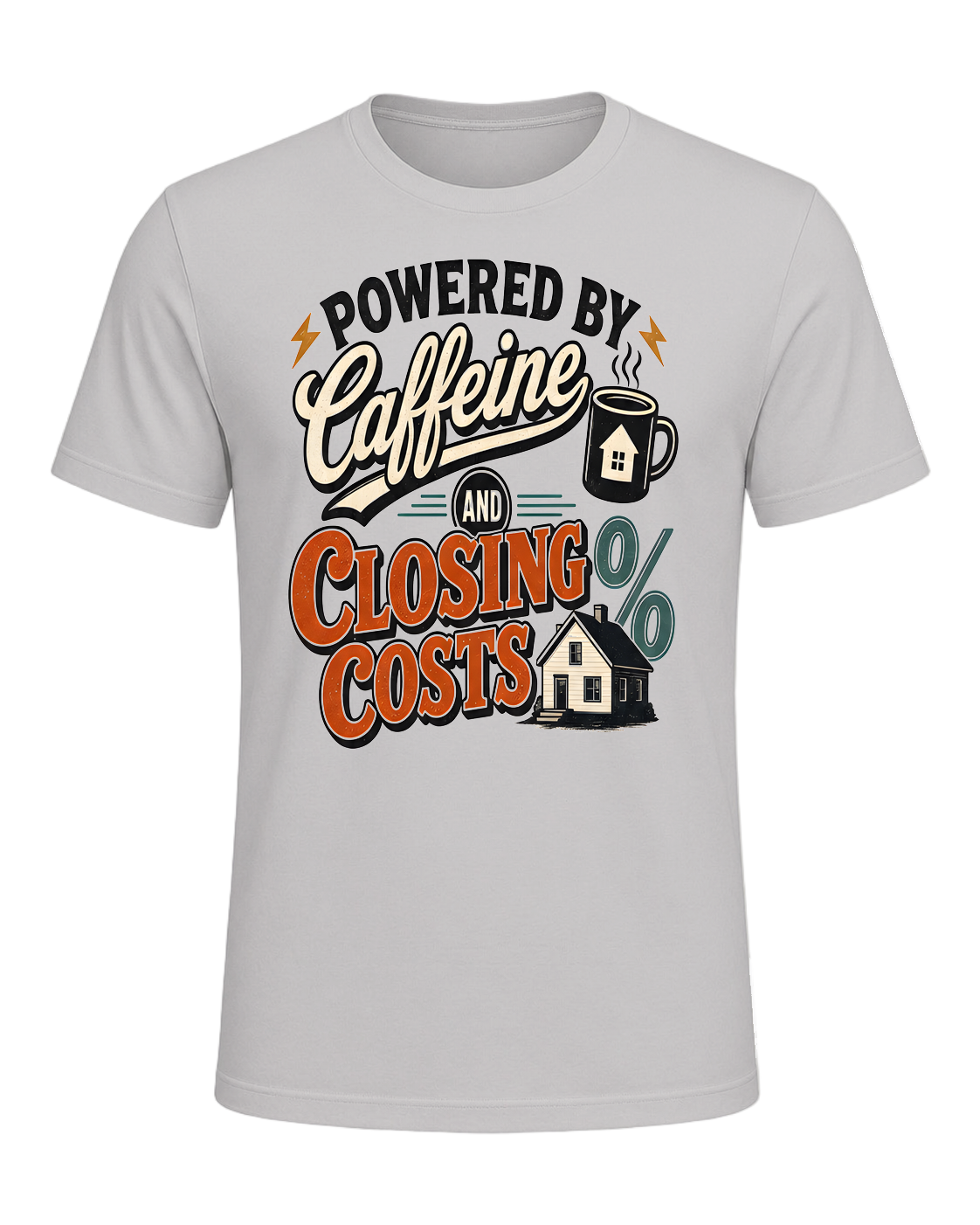 POWERED BY CAFFEINE AND CLOSING COSTS — Silver