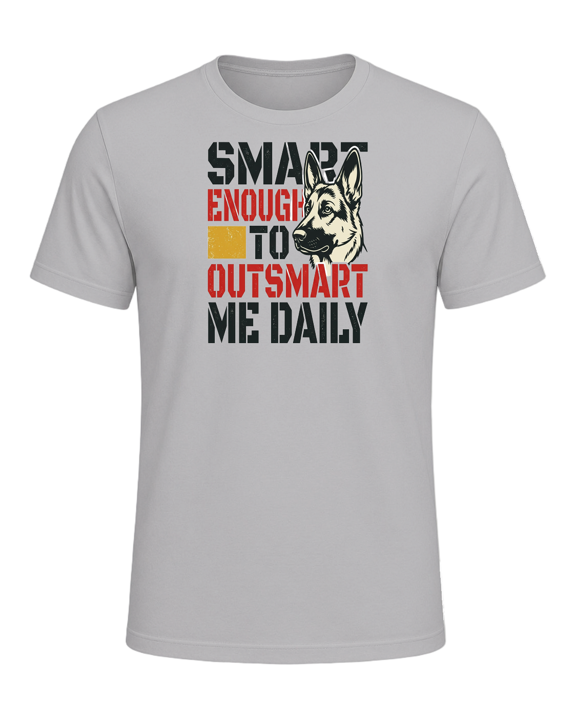 Smart Enough to Outsmart Me Daily — Athletic Heather