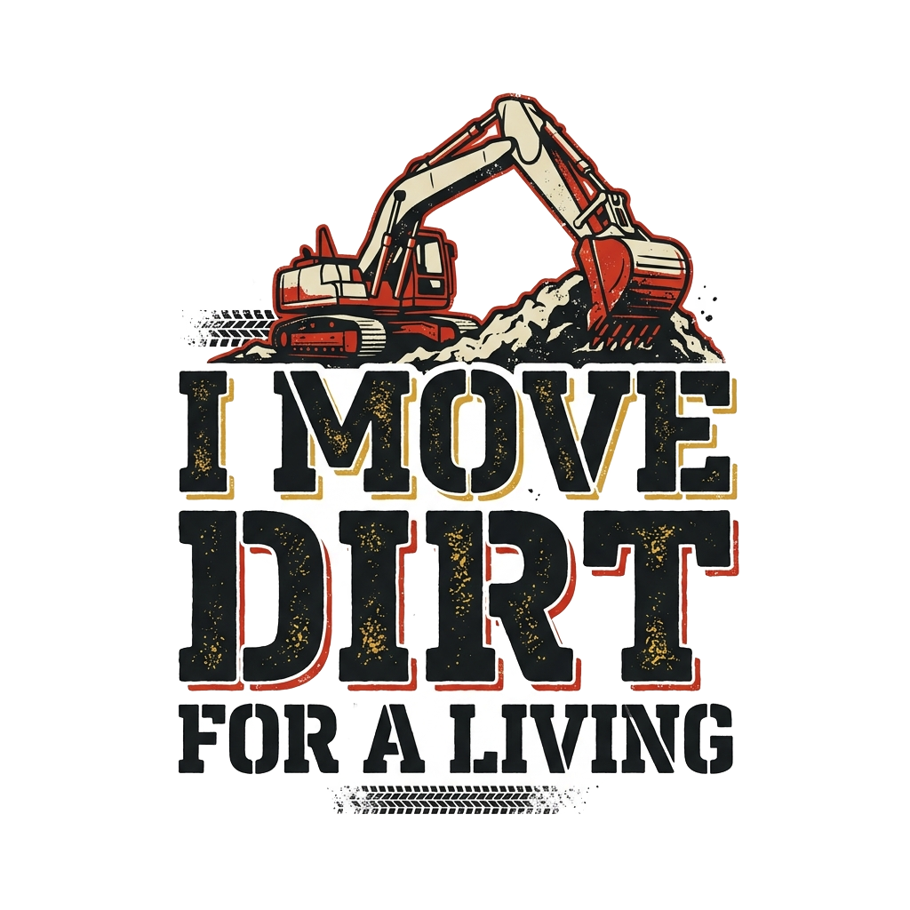 I MOVE DIRT FOR A LIVING