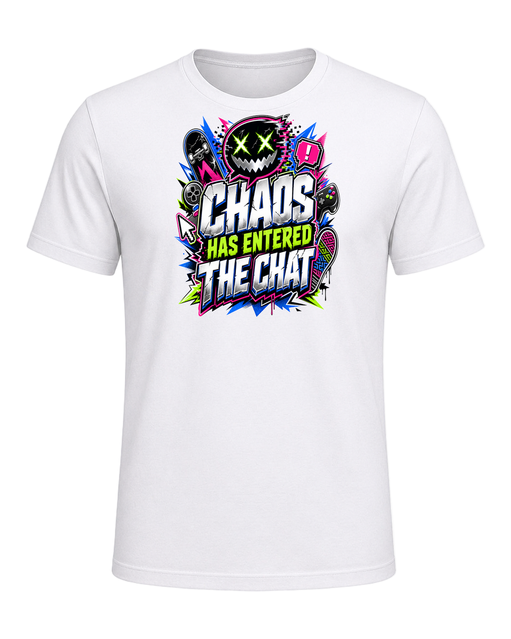 CHAOS HAS ENTERED THE CHAT — White