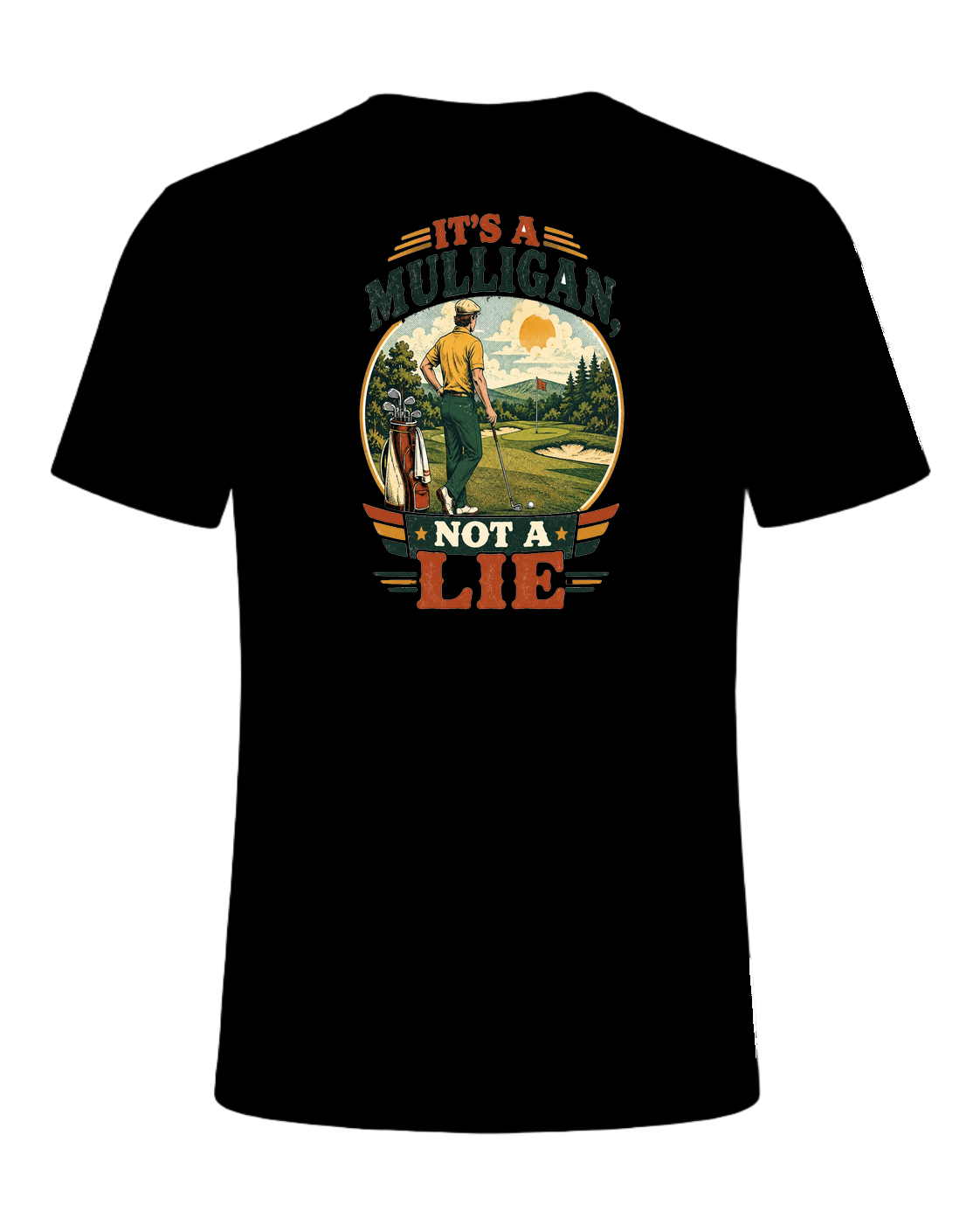 IT'S A MULLIGAN, NOT A LIE — Black