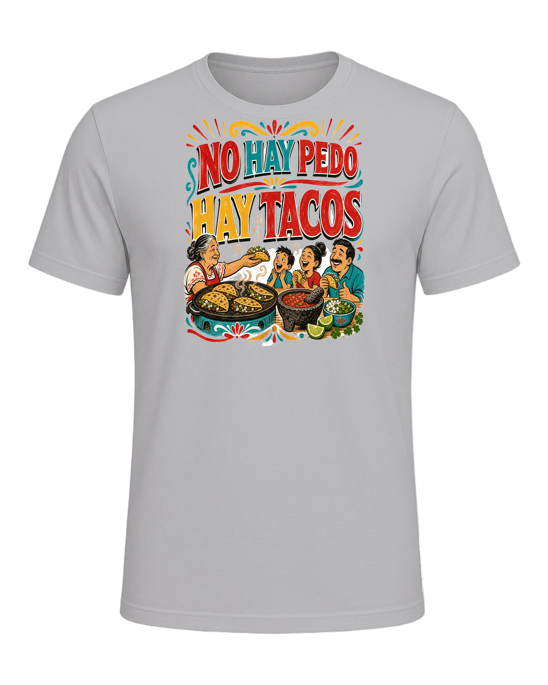NO HAY PEDO HAY TACOS — Athletic Heather