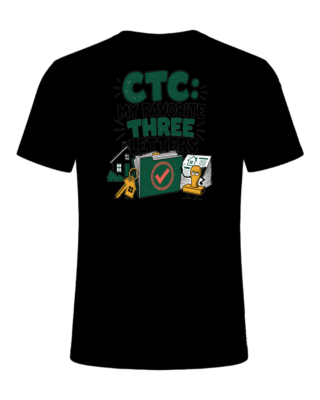 CTC: MY FAVORITE THREE LETTERS — Black