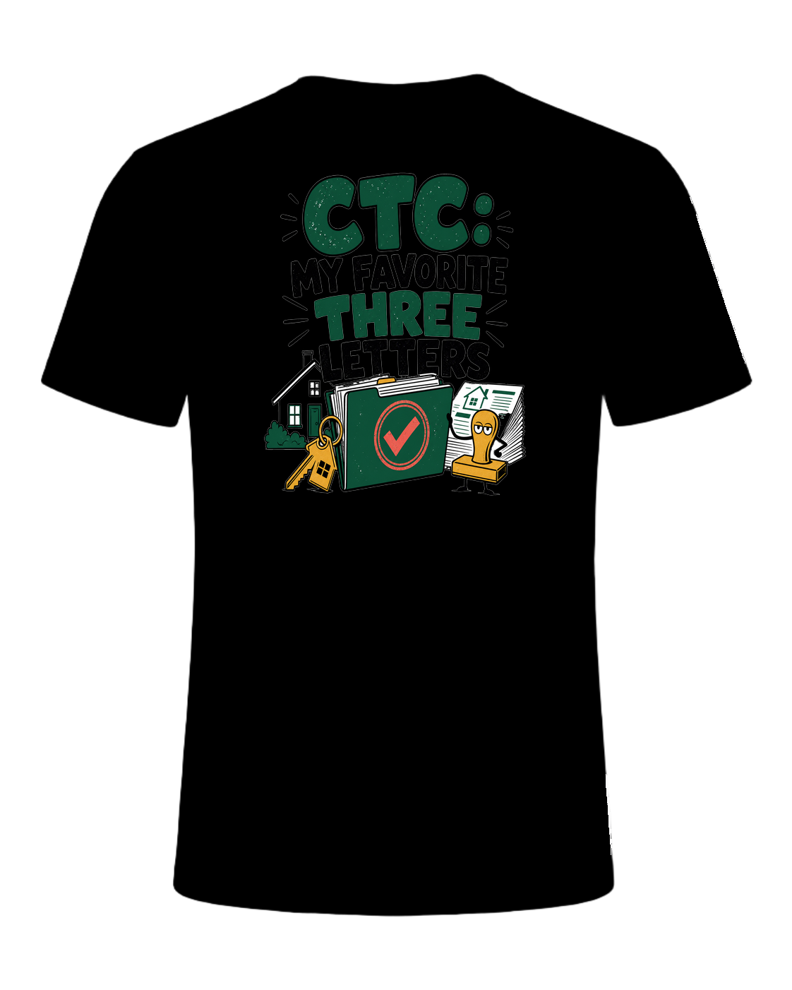 CTC: MY FAVORITE THREE LETTERS — Black