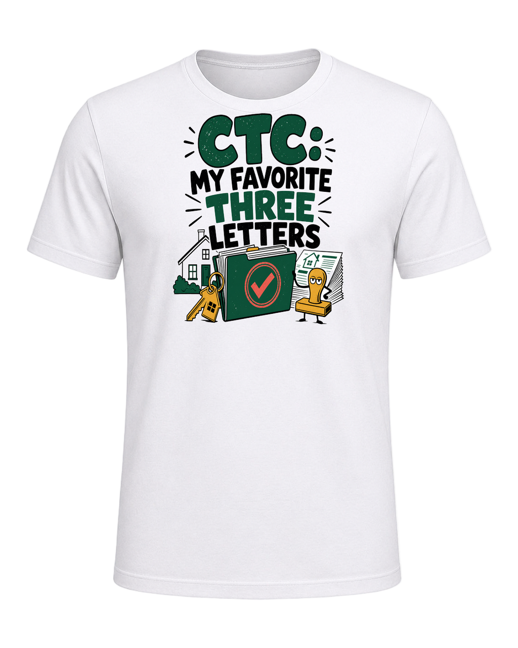 CTC: MY FAVORITE THREE LETTERS — White