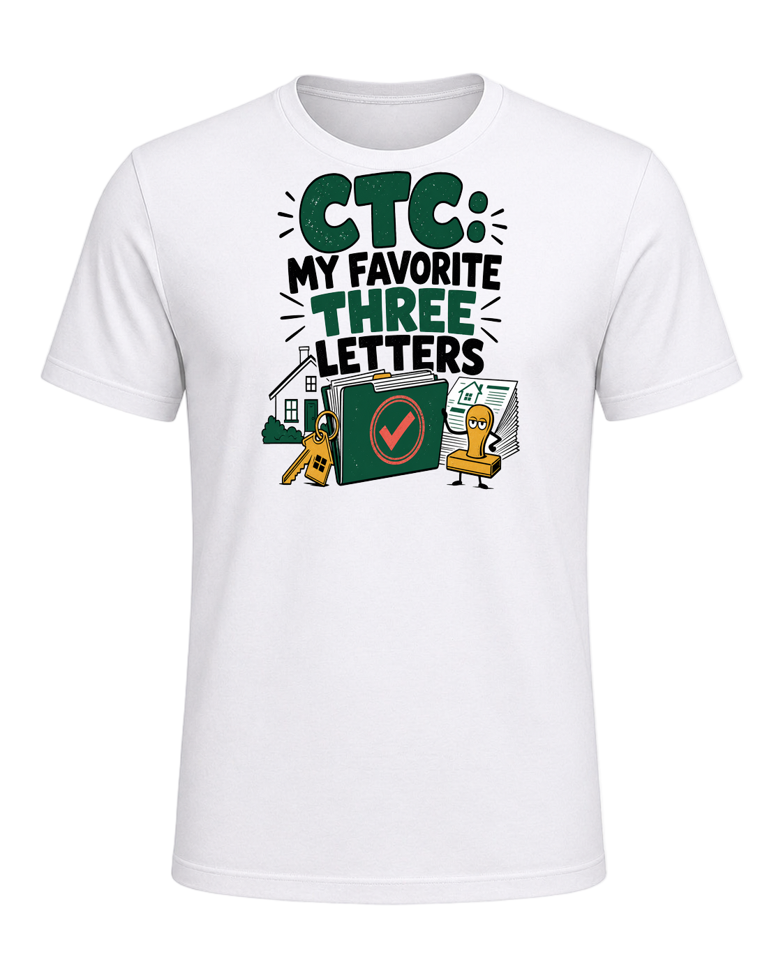 CTC: MY FAVORITE THREE LETTERS — White