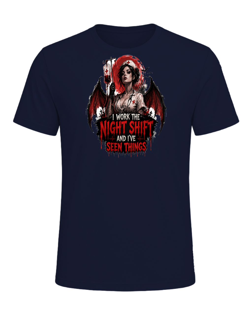 Nurse Night Shift Spooky — Navy