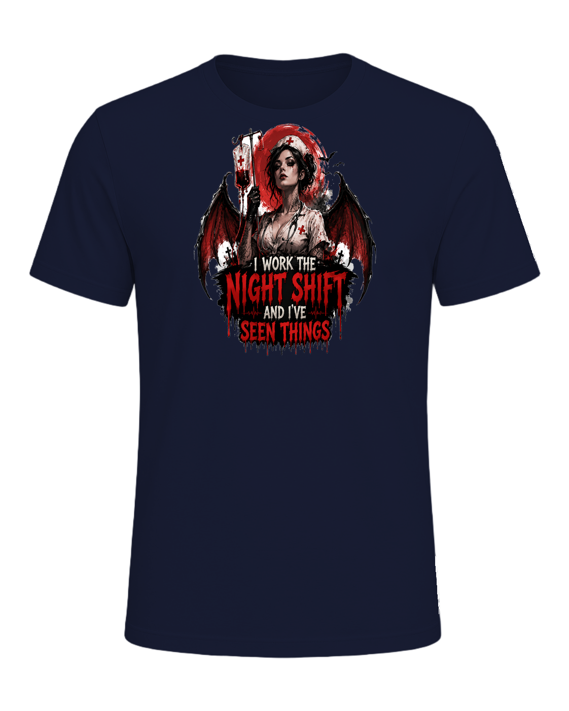 Nurse Night Shift Spooky — Navy