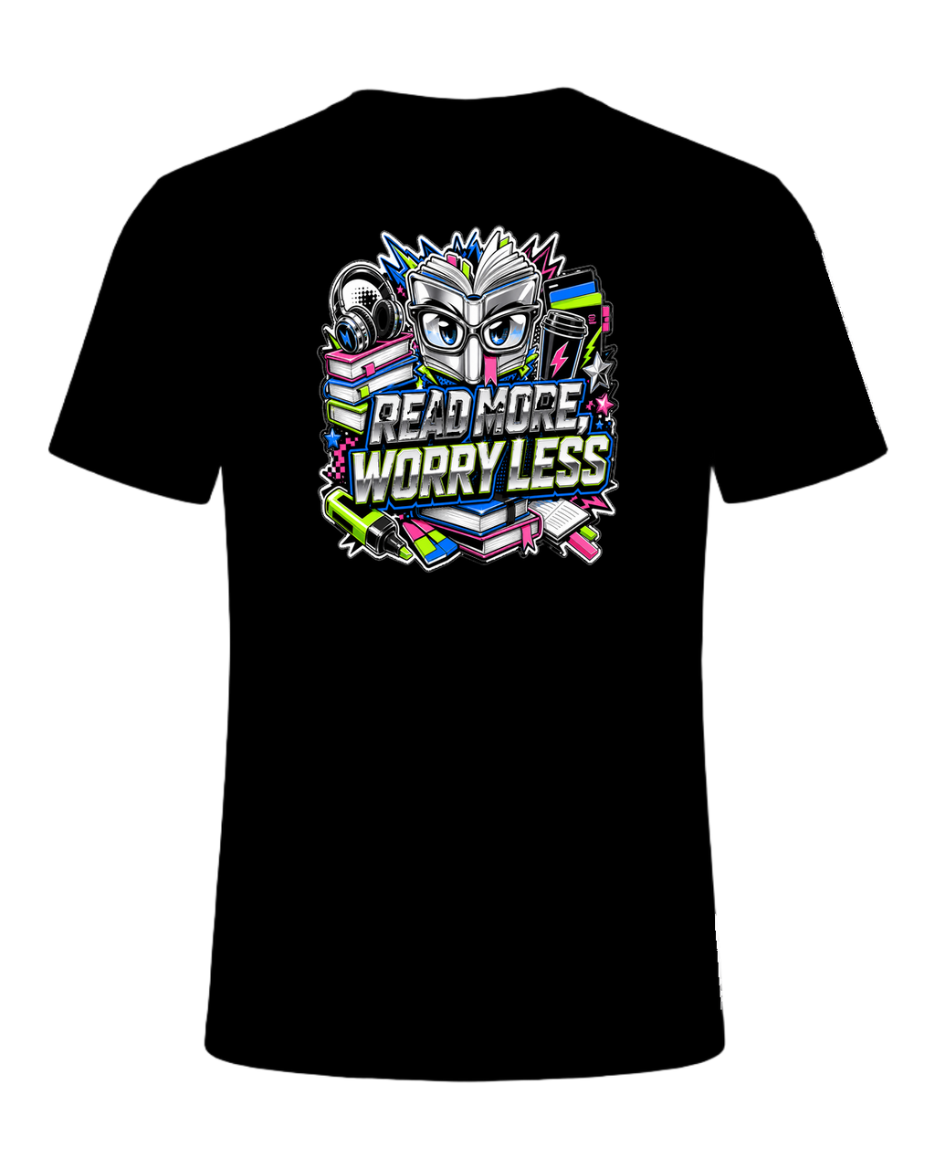 READ MORE, WORRY LESS — Black