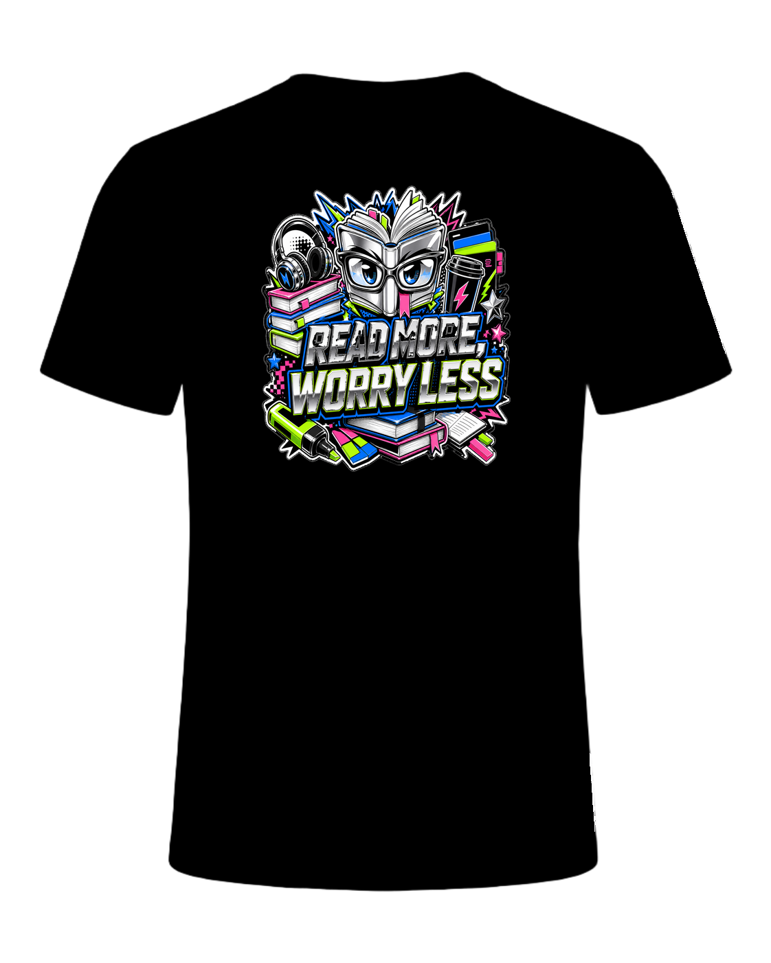 READ MORE, WORRY LESS — Black