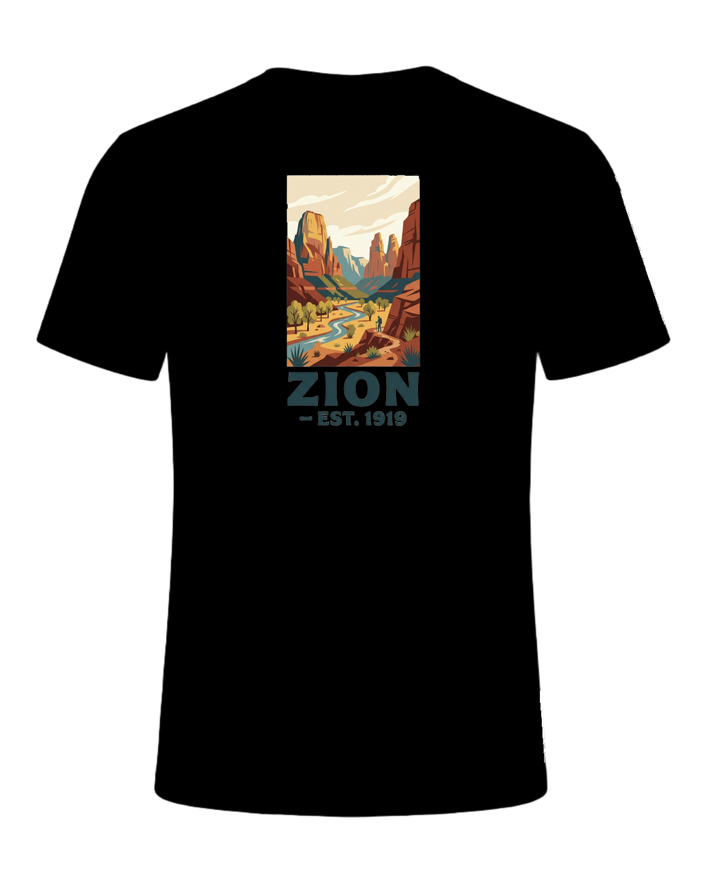 National Park Specific (WPA Style) — Black