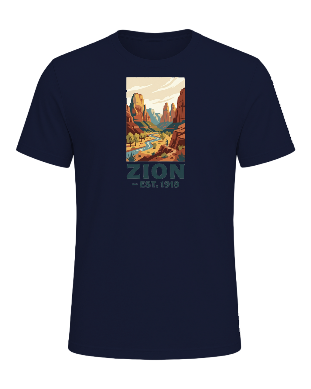 National Park Specific (WPA Style) — Navy