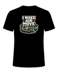 I Make Air Move Tee — Black