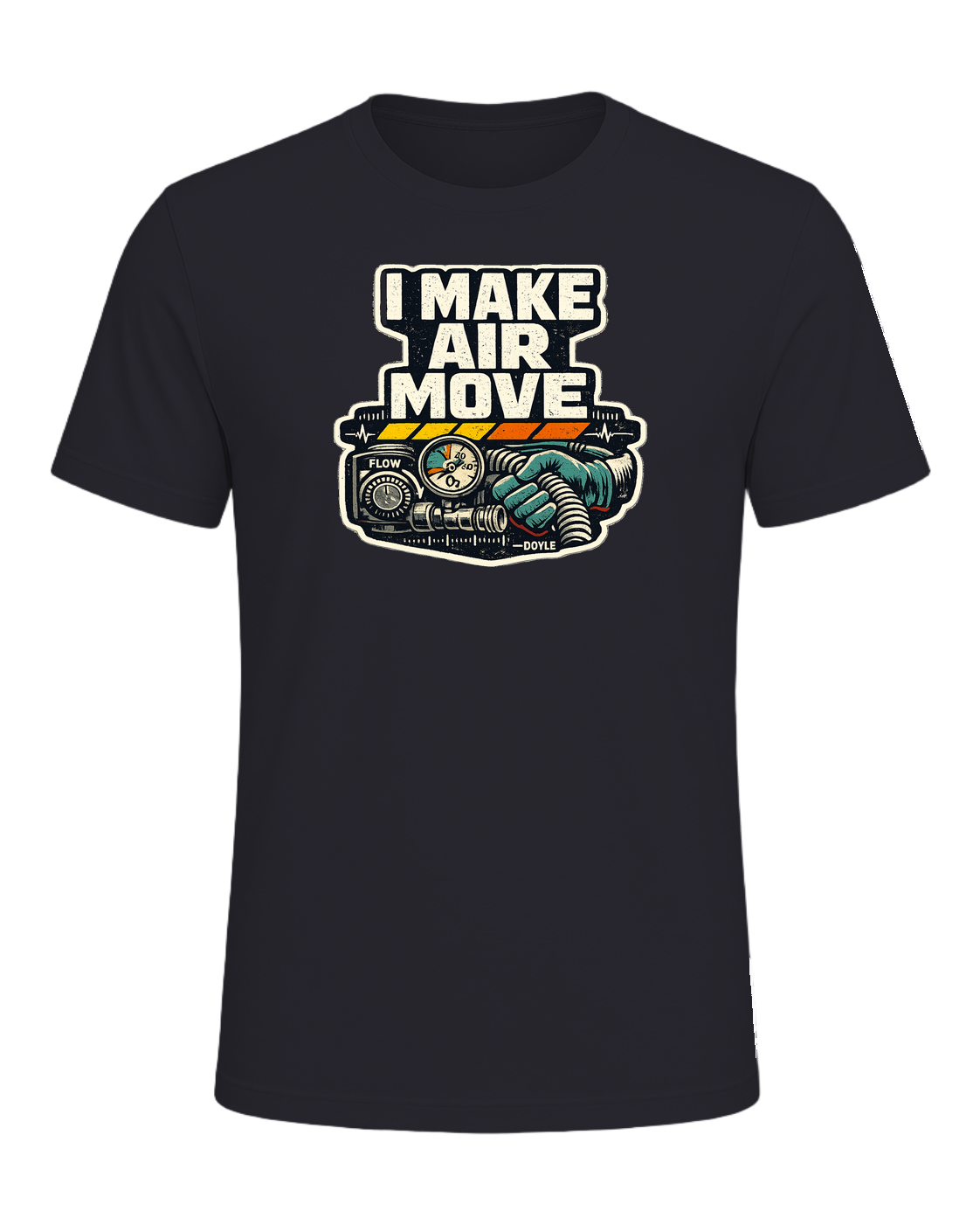 I Make Air Move Tee — Dark Grey