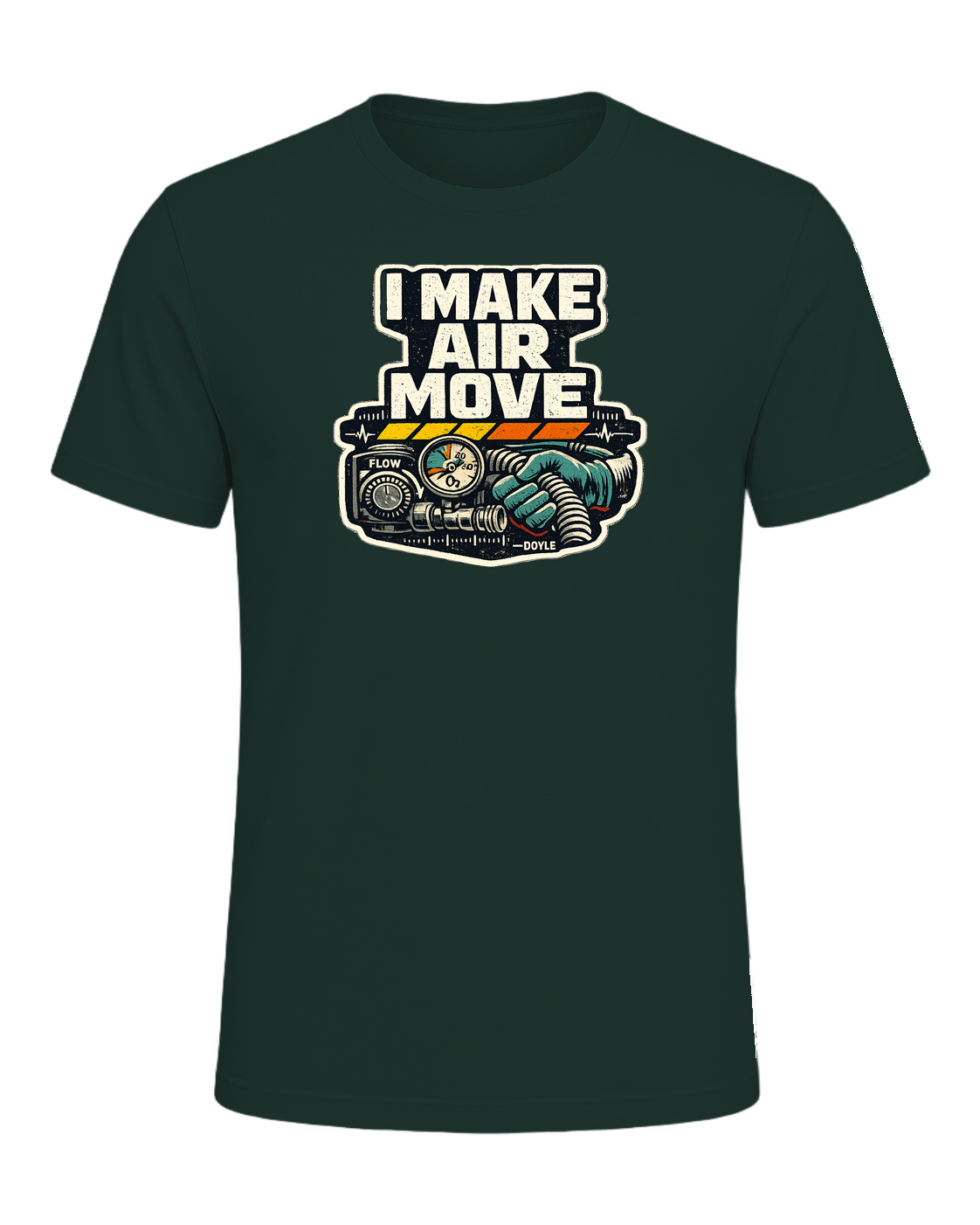 I Make Air Move Tee — Forest
