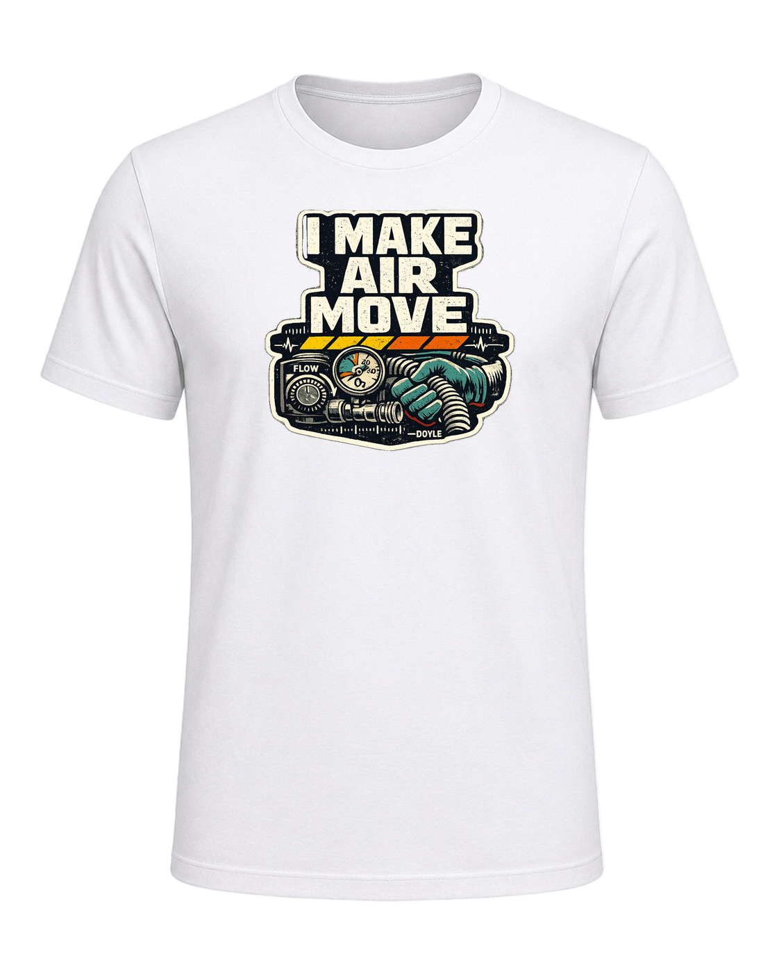 I Make Air Move Tee — White