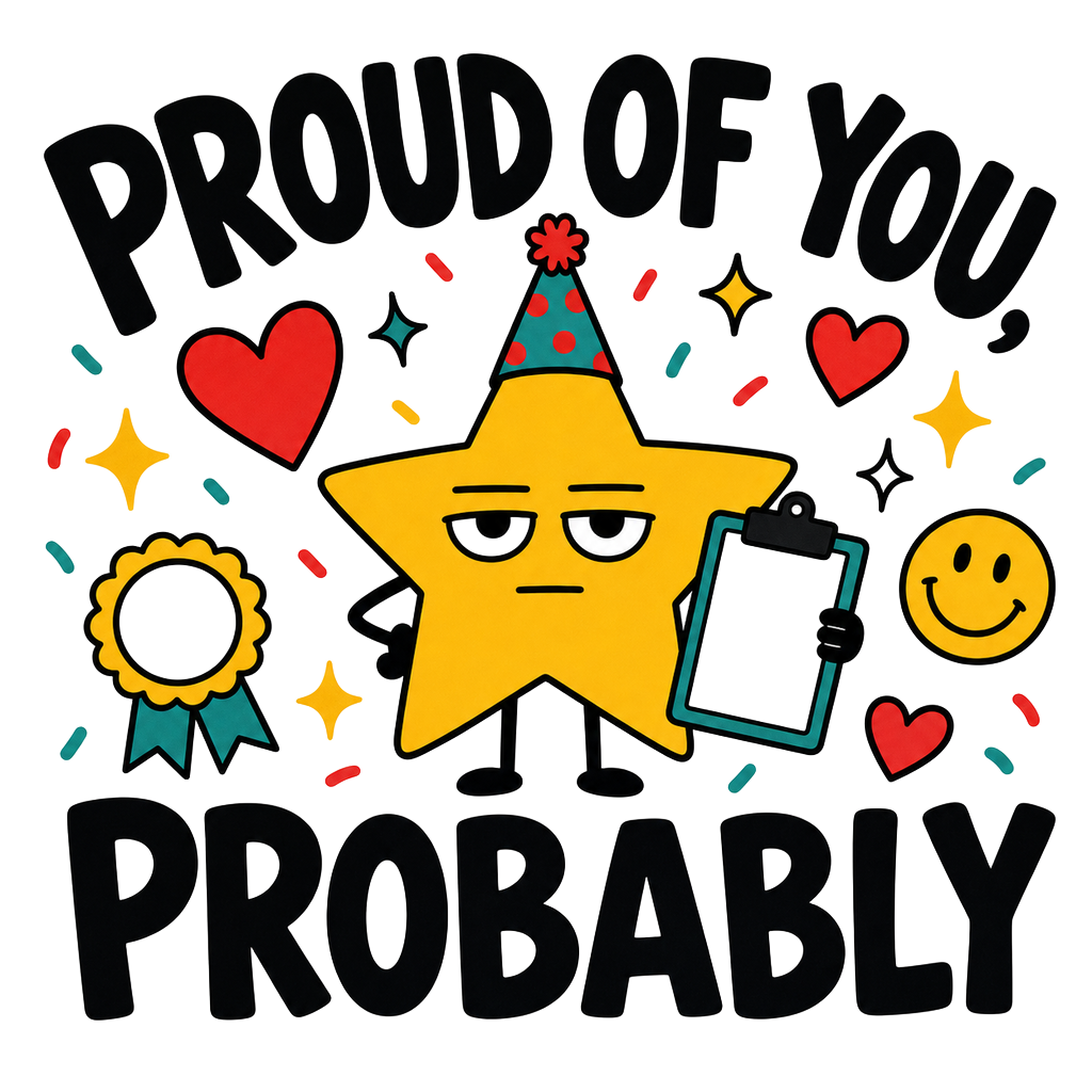 PROUD OF YOU, PROBABLY