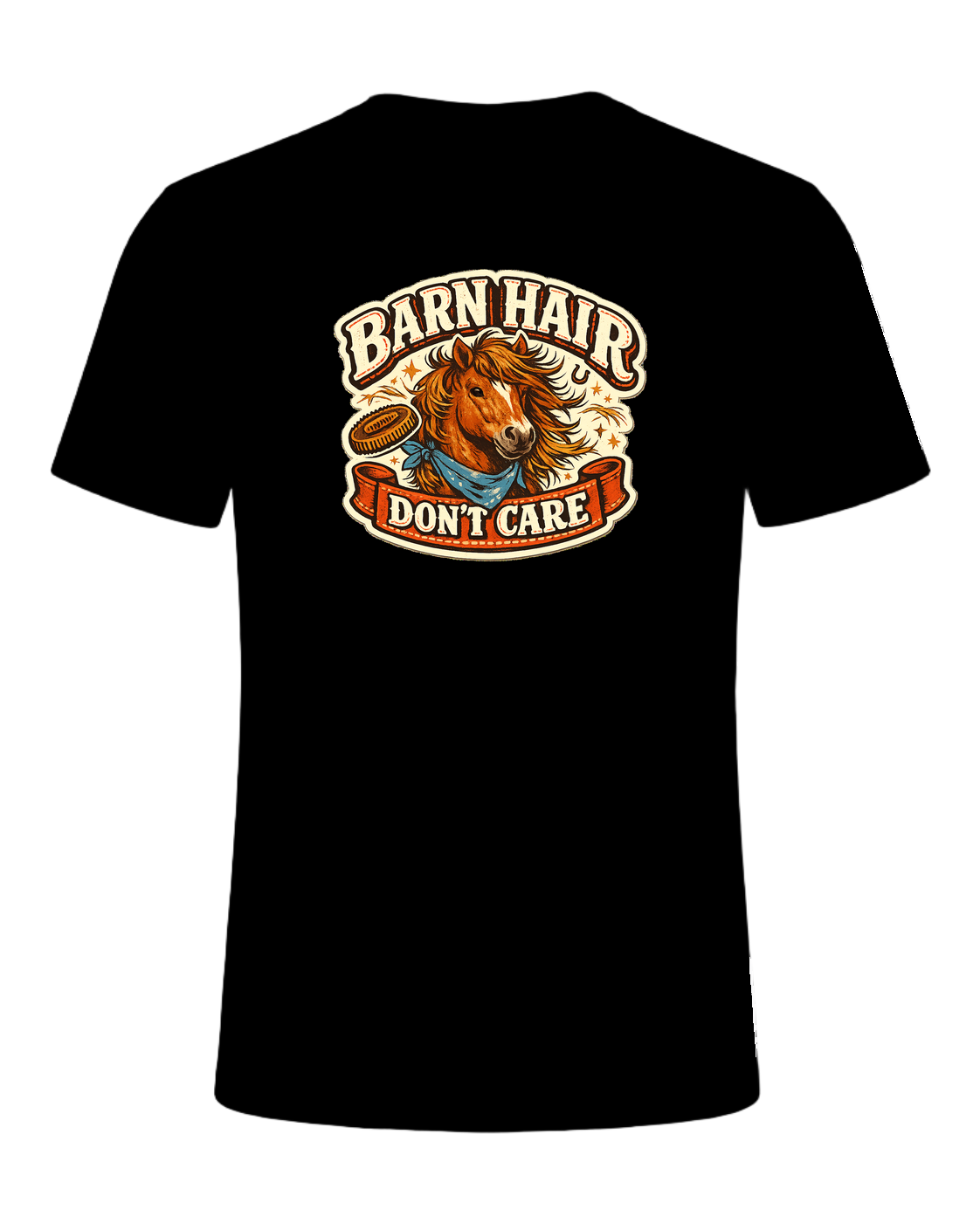 Barn Hair Don't Care Tee — Black