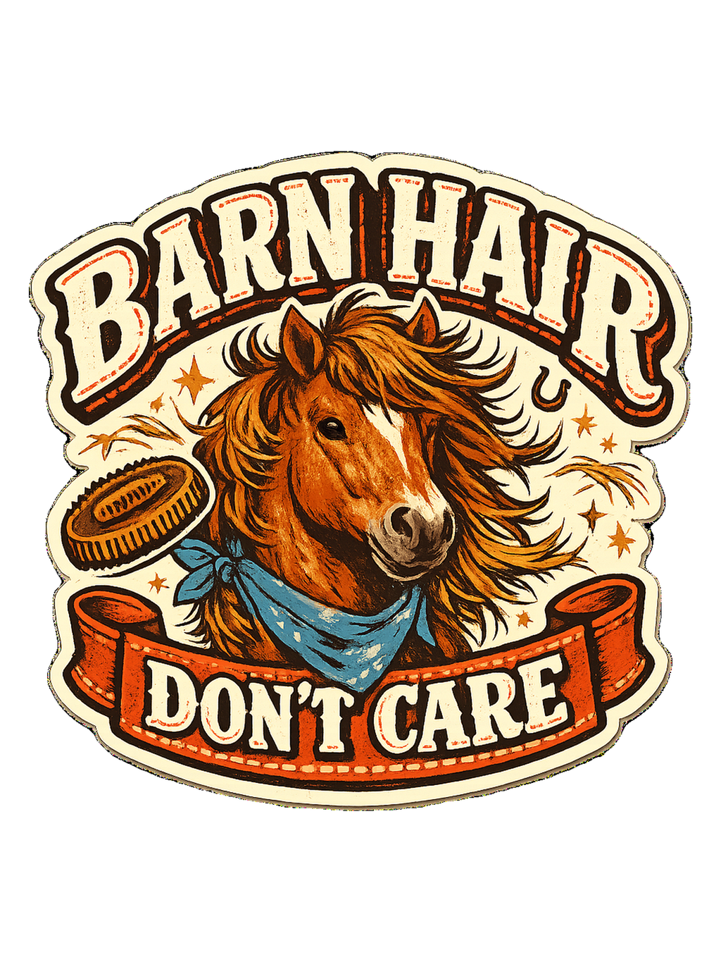 Barn Hair Don't Care Tee