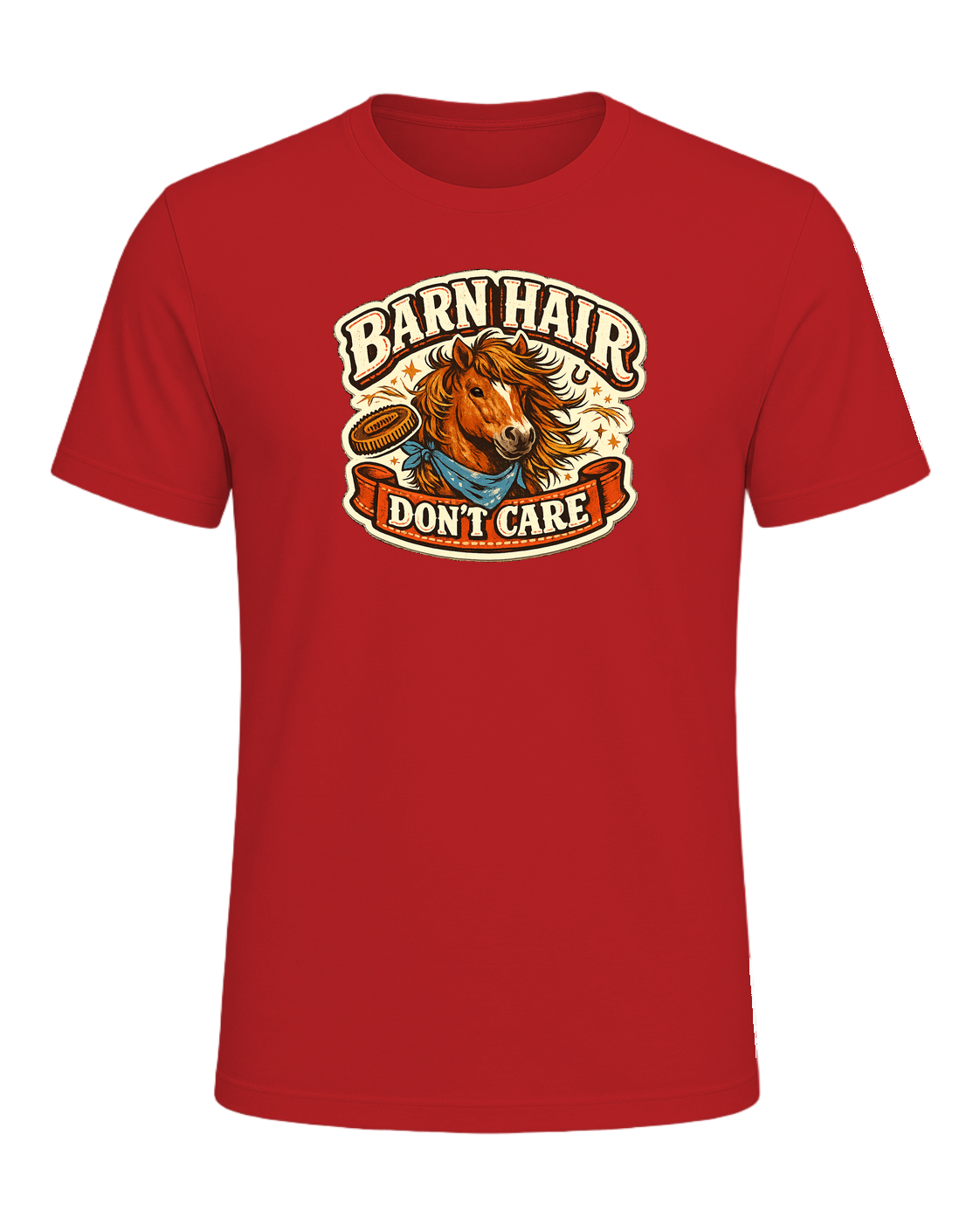 Barn Hair Don't Care Tee — Red