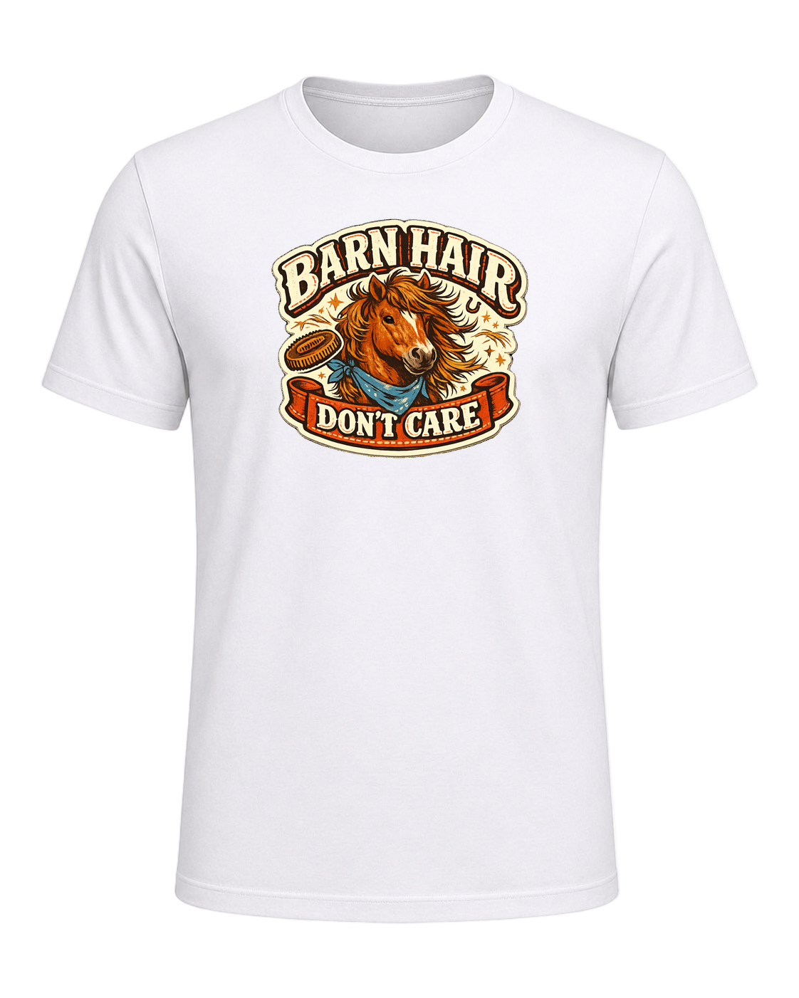 Barn Hair Don't Care Tee — White