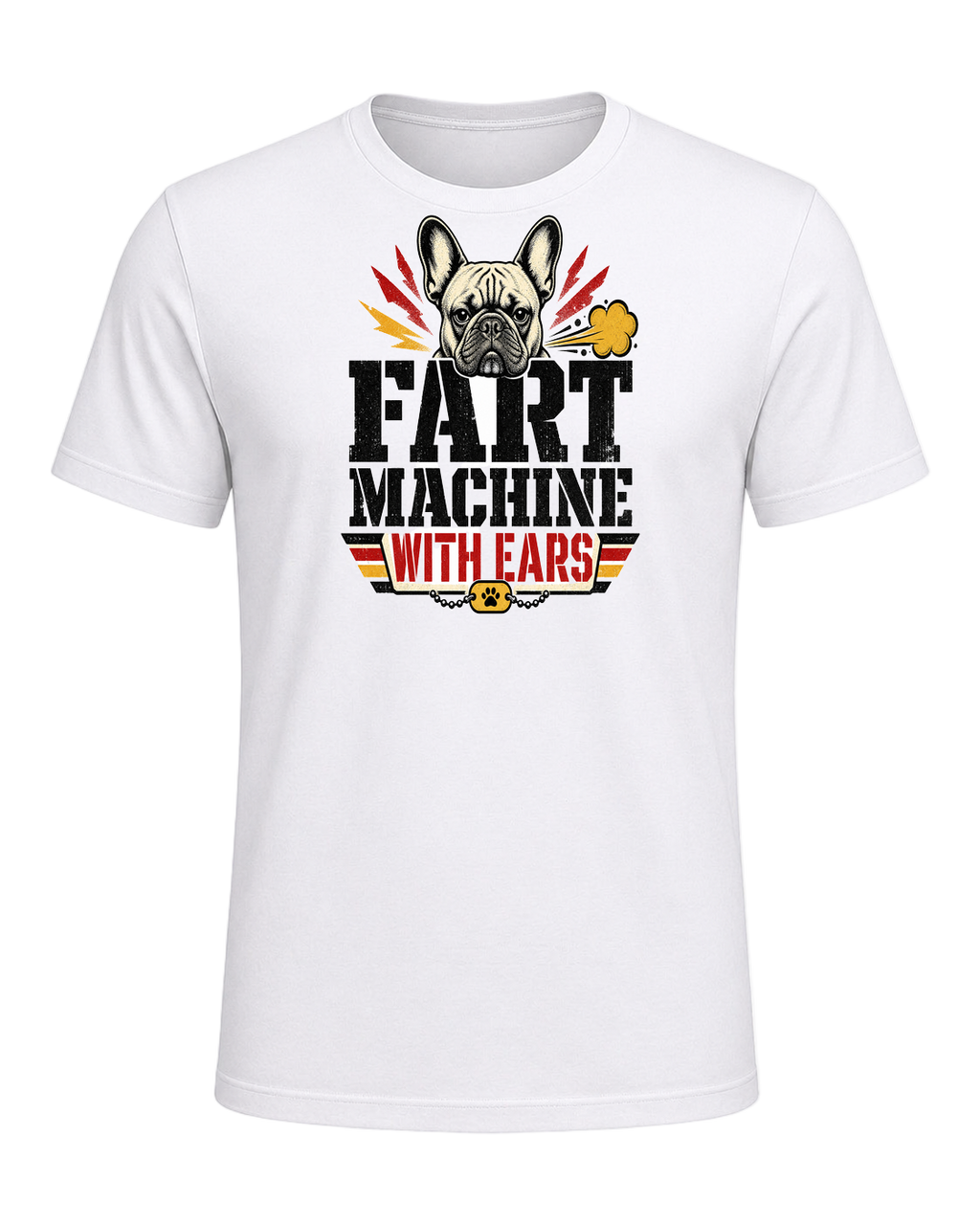FART MACHINE WITH EARS — White